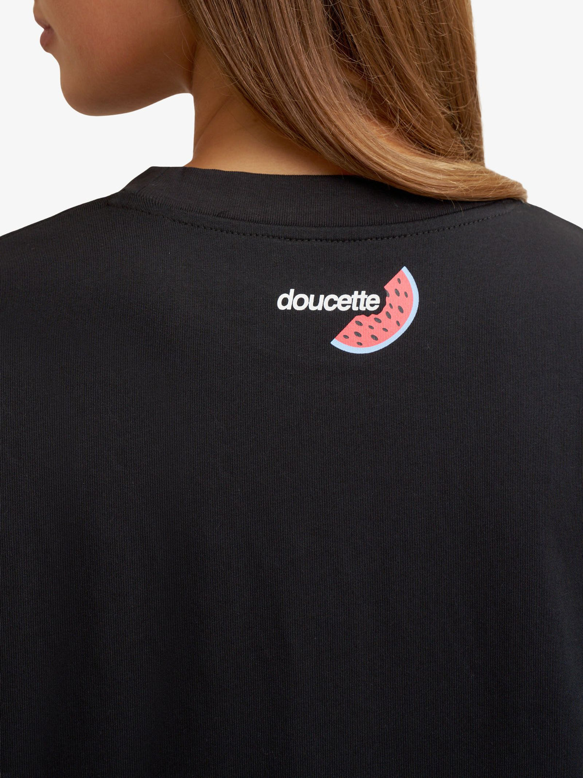 Doucette Unisex Watermelon Love Compact Tee | Black