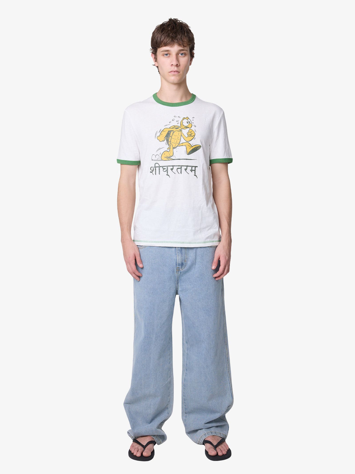 Deus Faster Tee | Dirty White