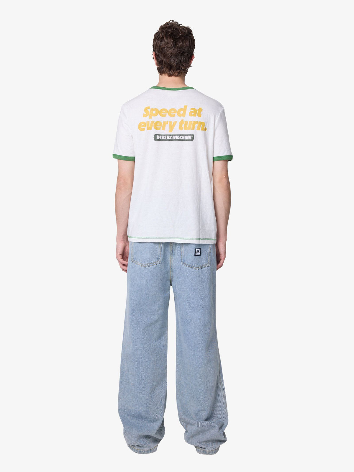 Deus Faster Tee | Dirty White