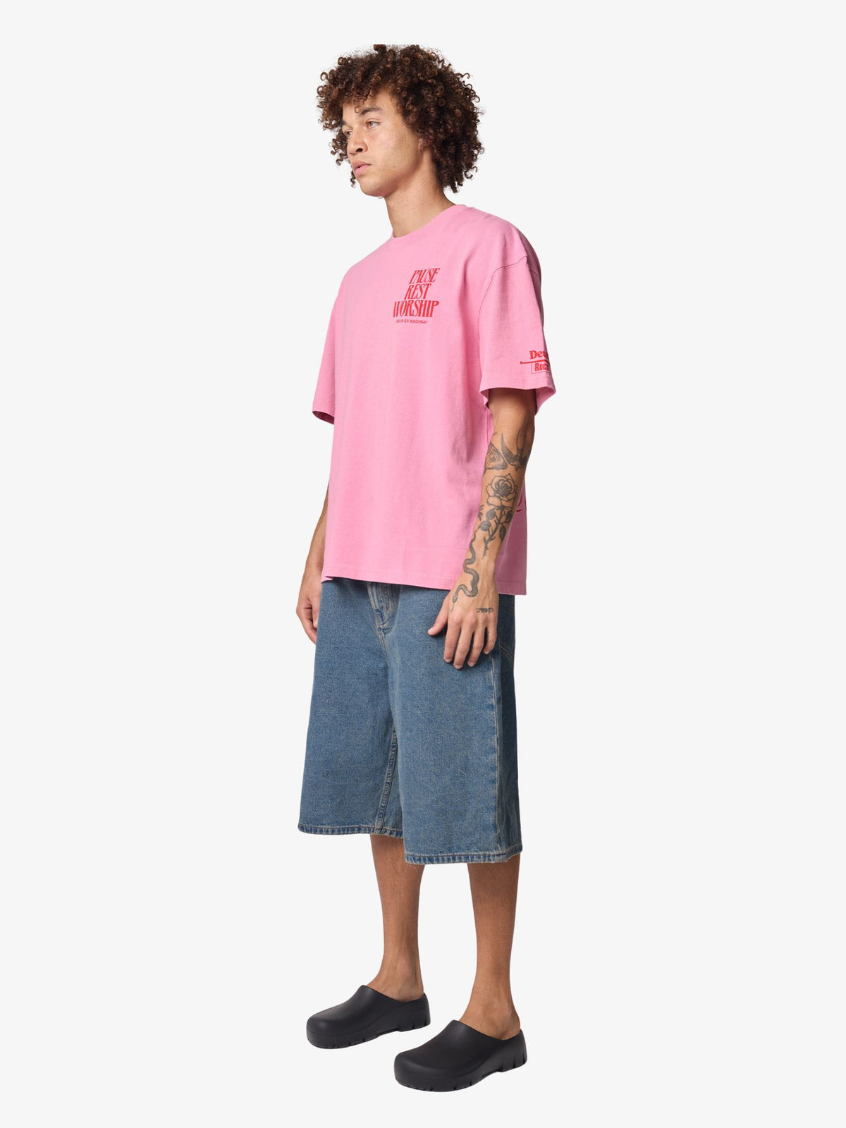 Deus Noise Complaint Tee | Prism Pink