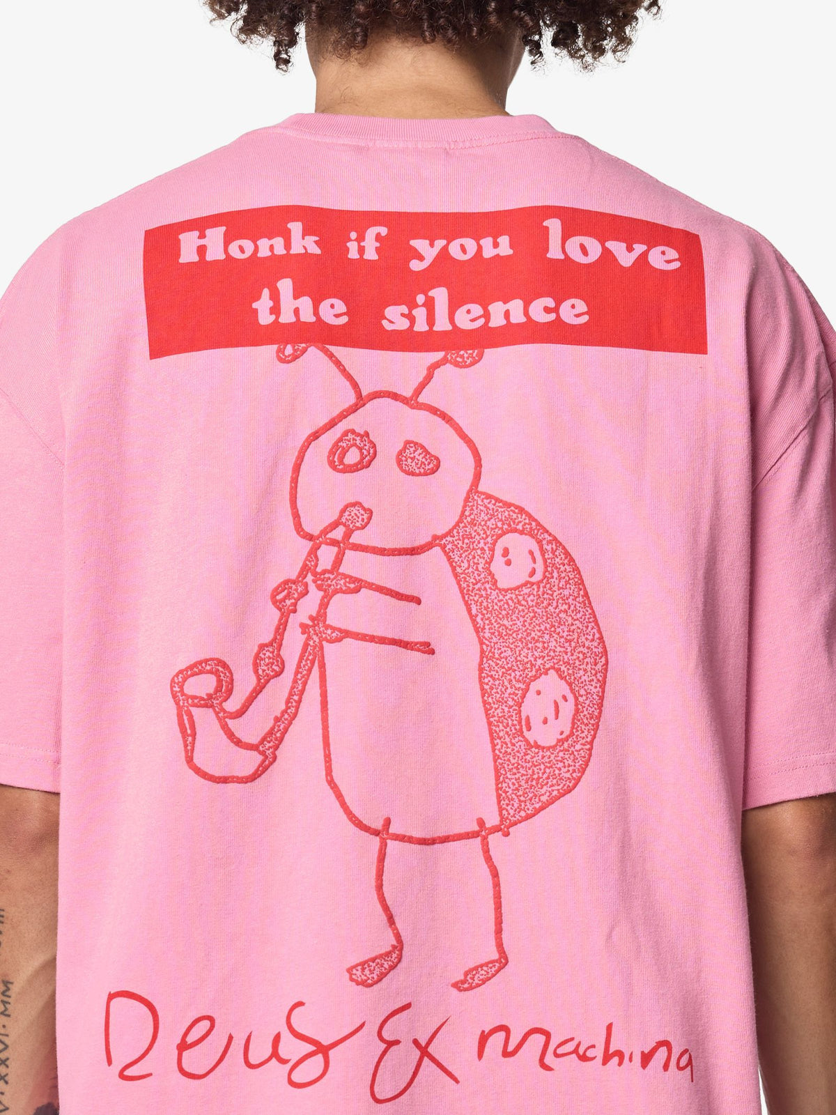 Deus Noise Complaint Tee | Prism Pink