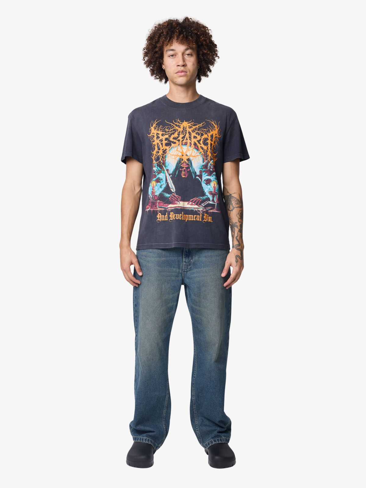 Deus R&D Tee | Anthracite