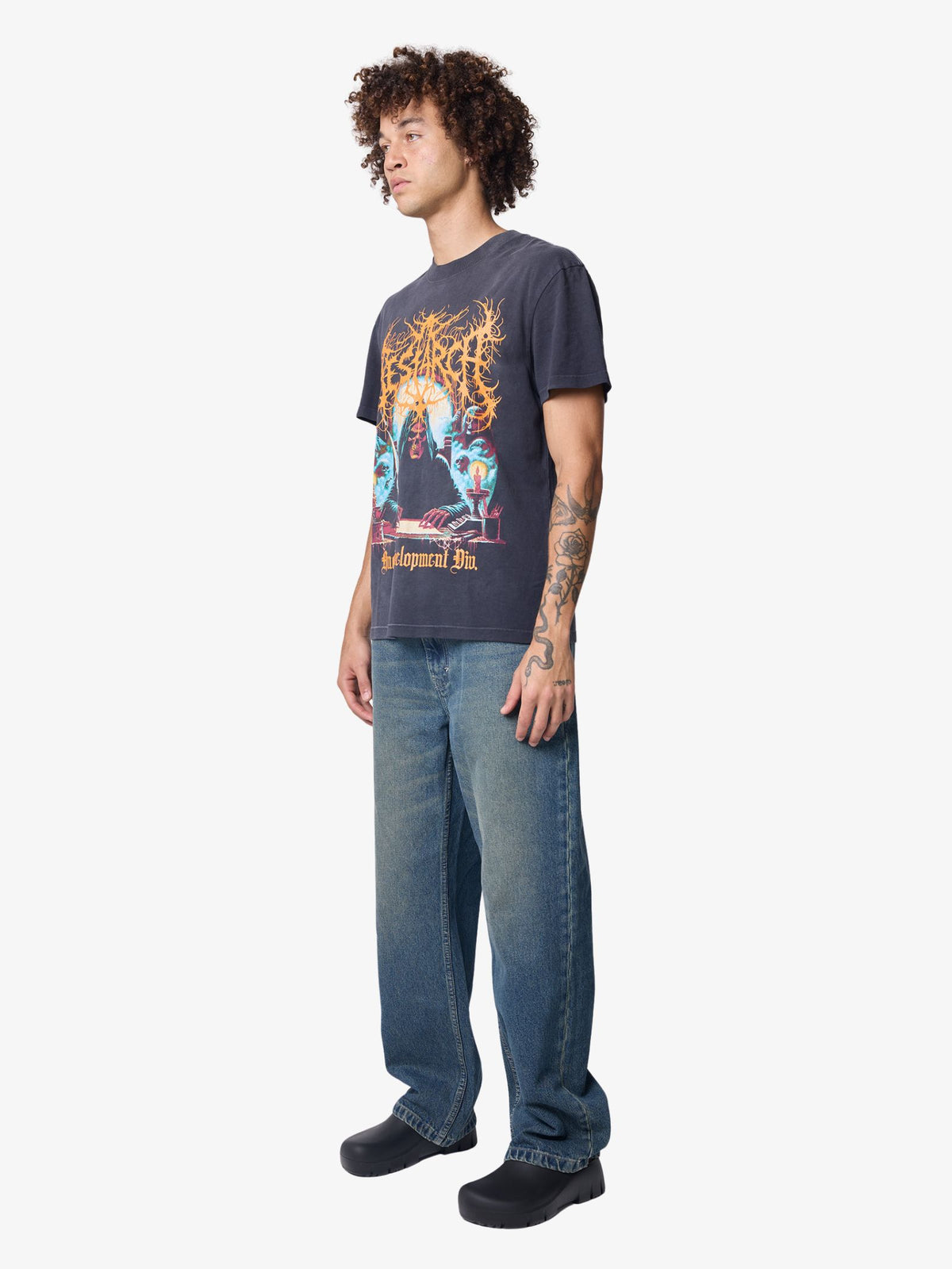 Deus R&D Tee | Anthracite