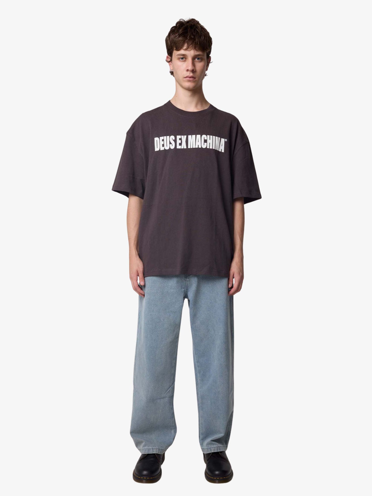 Deus Home Run Derby Tee | Anthracite