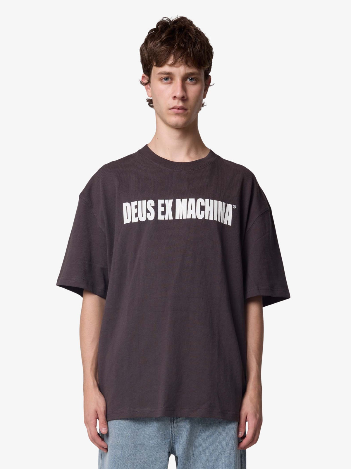 Deus Home Run Derby Tee | Anthracite