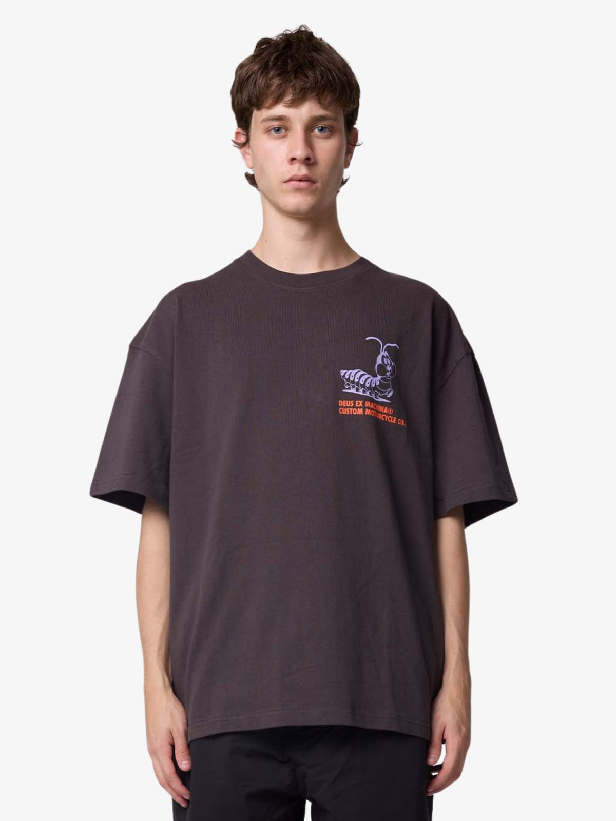 Deus Under The Pump Tee | Anthracite