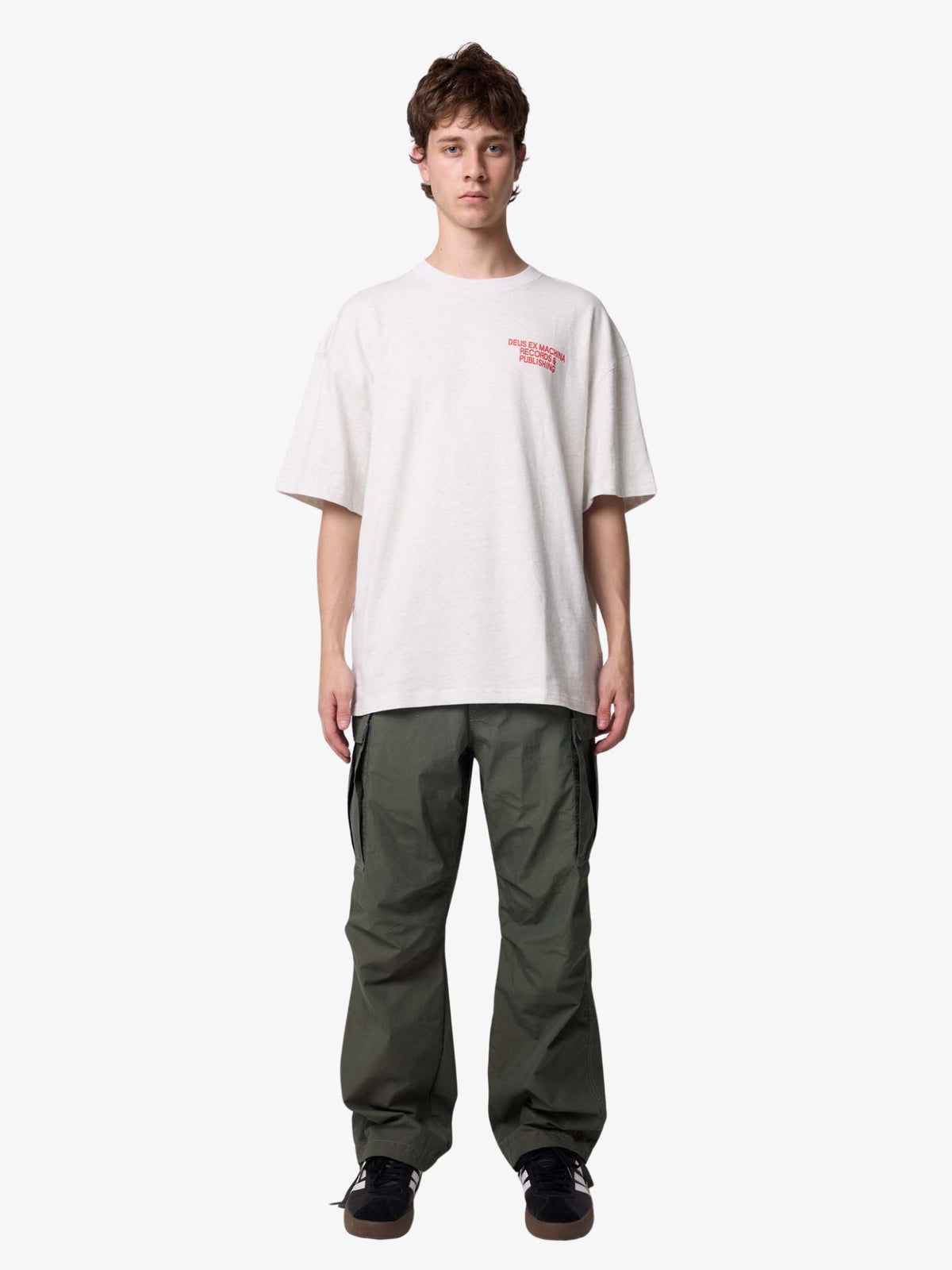 Deus You Are Welcome Tee | Lt Grey Marle