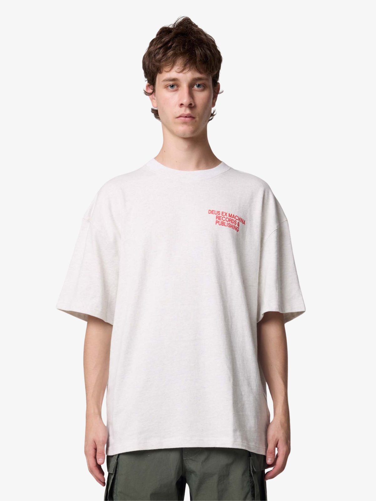 Deus You Are Welcome Tee | Lt Grey Marle