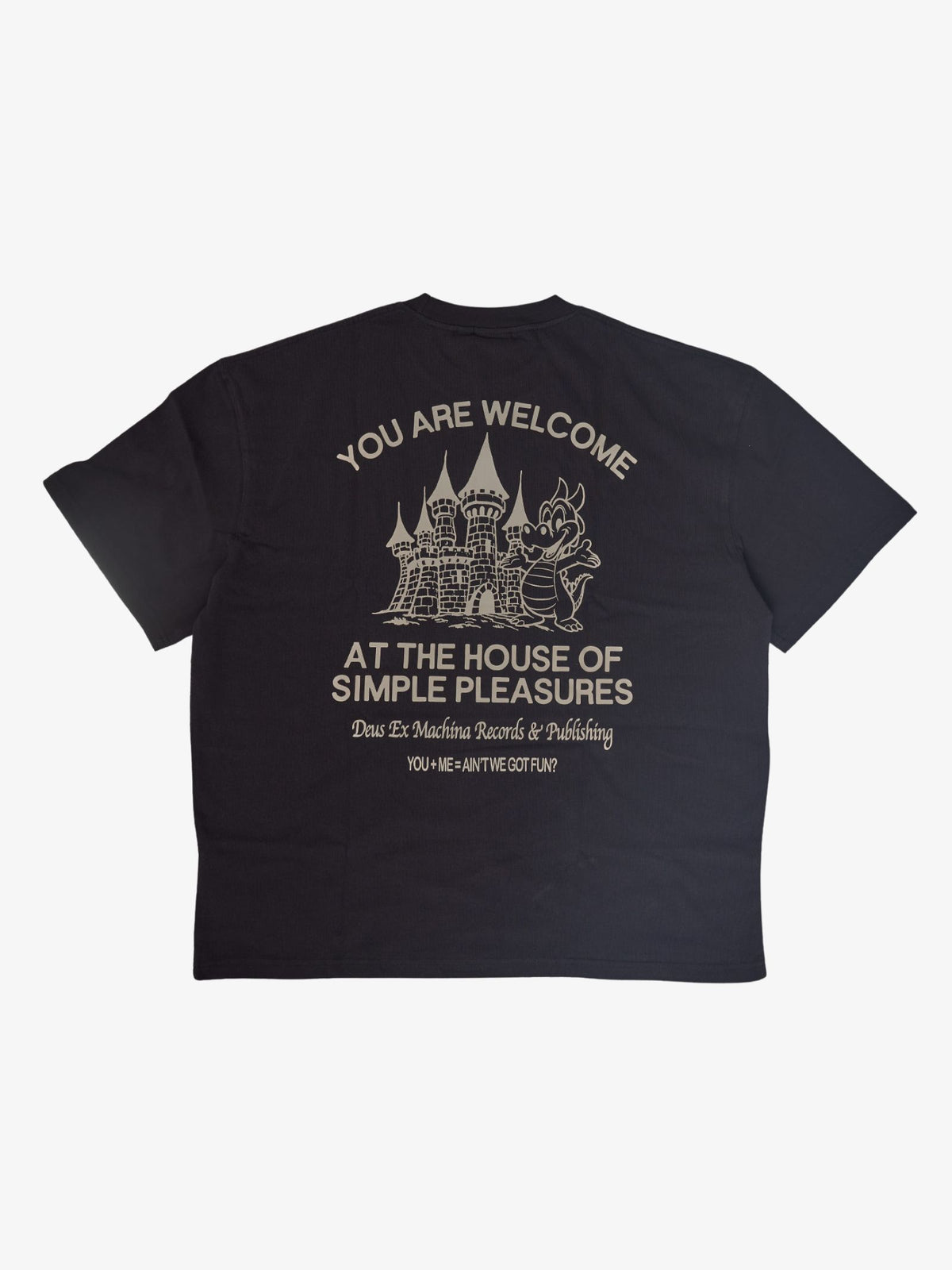 Deus You Are Welcome Tee | Anthracite