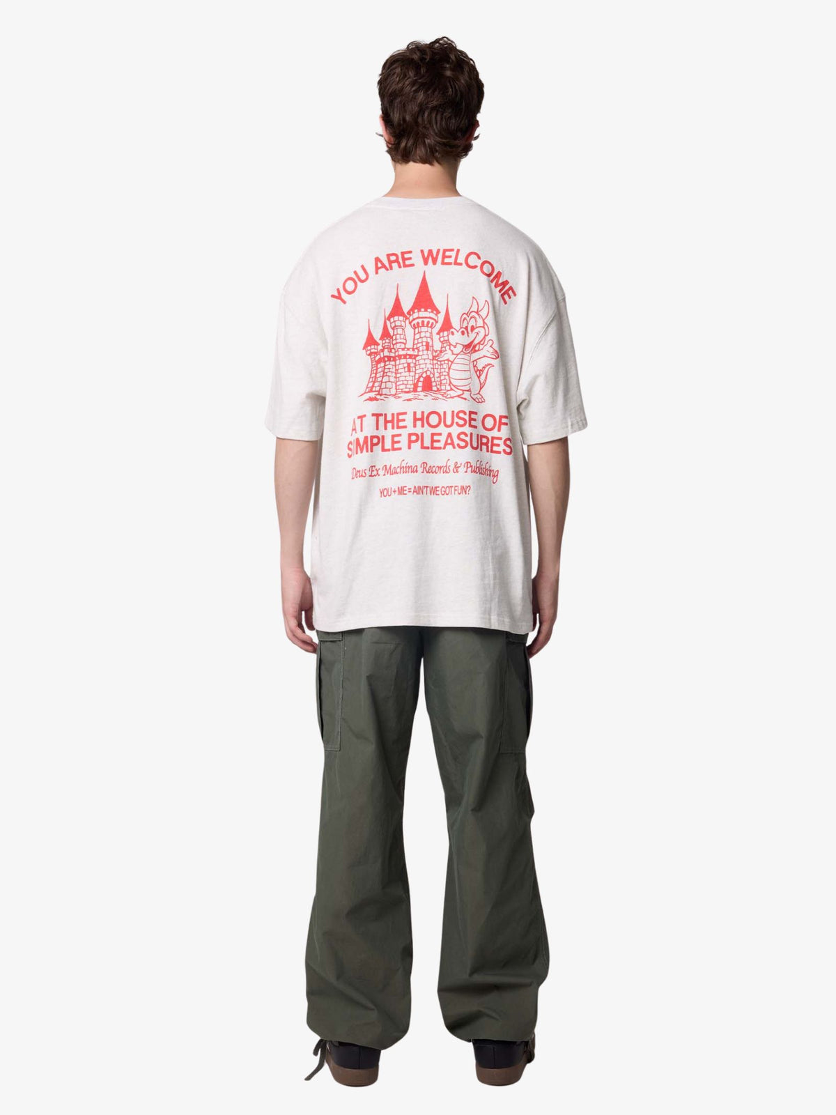 Deus You Are Welcome Tee | Lt Grey Marle