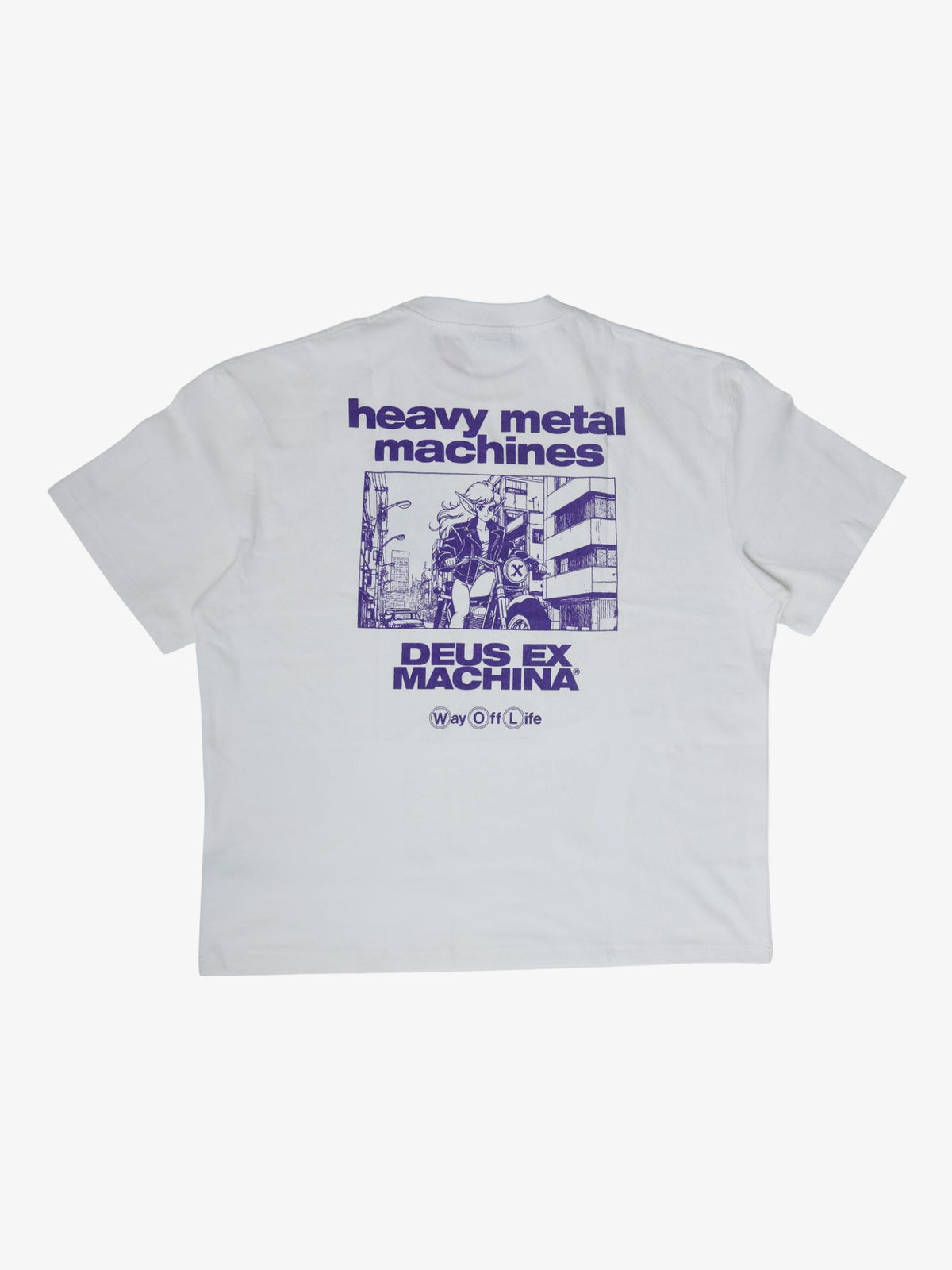 Deus The Heaviest Metal Tee | Vintage White