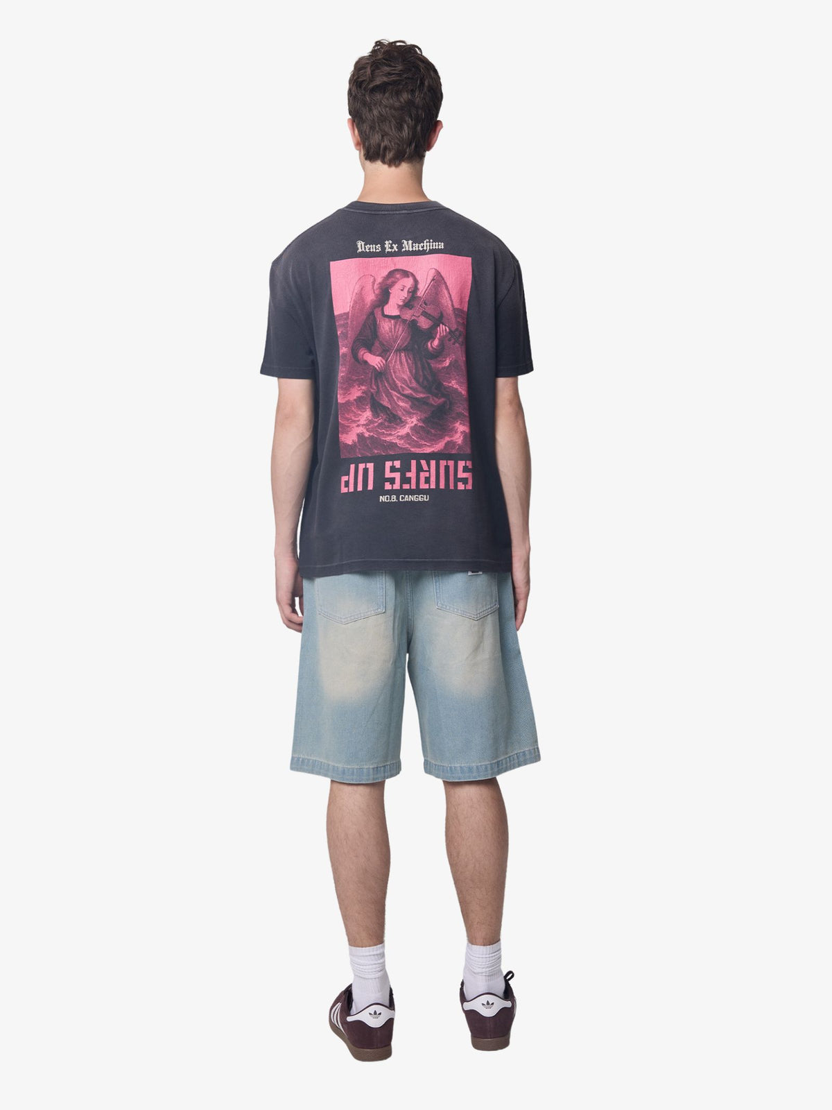 Deus Suffer The Surf Tee | Anthracite