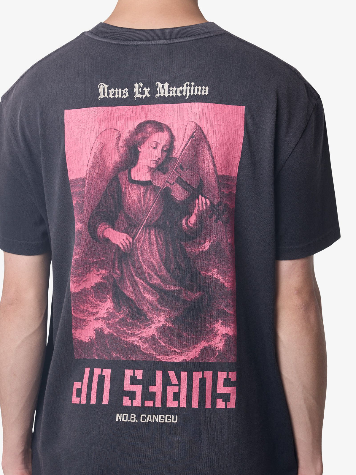 Deus Suffer The Surf Tee | Anthracite