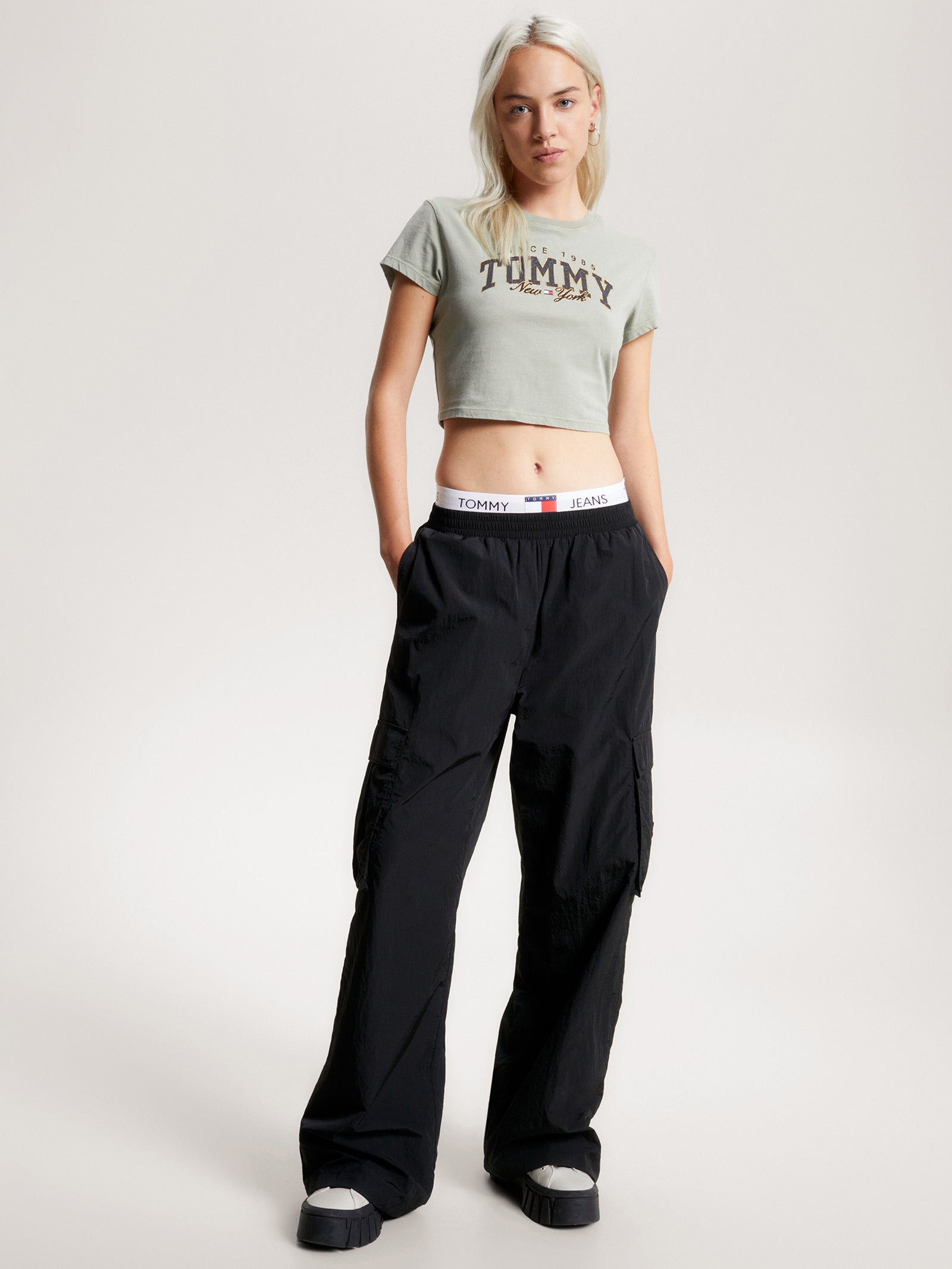 Varsity Logo Cropped Fit Baby T-Shirt