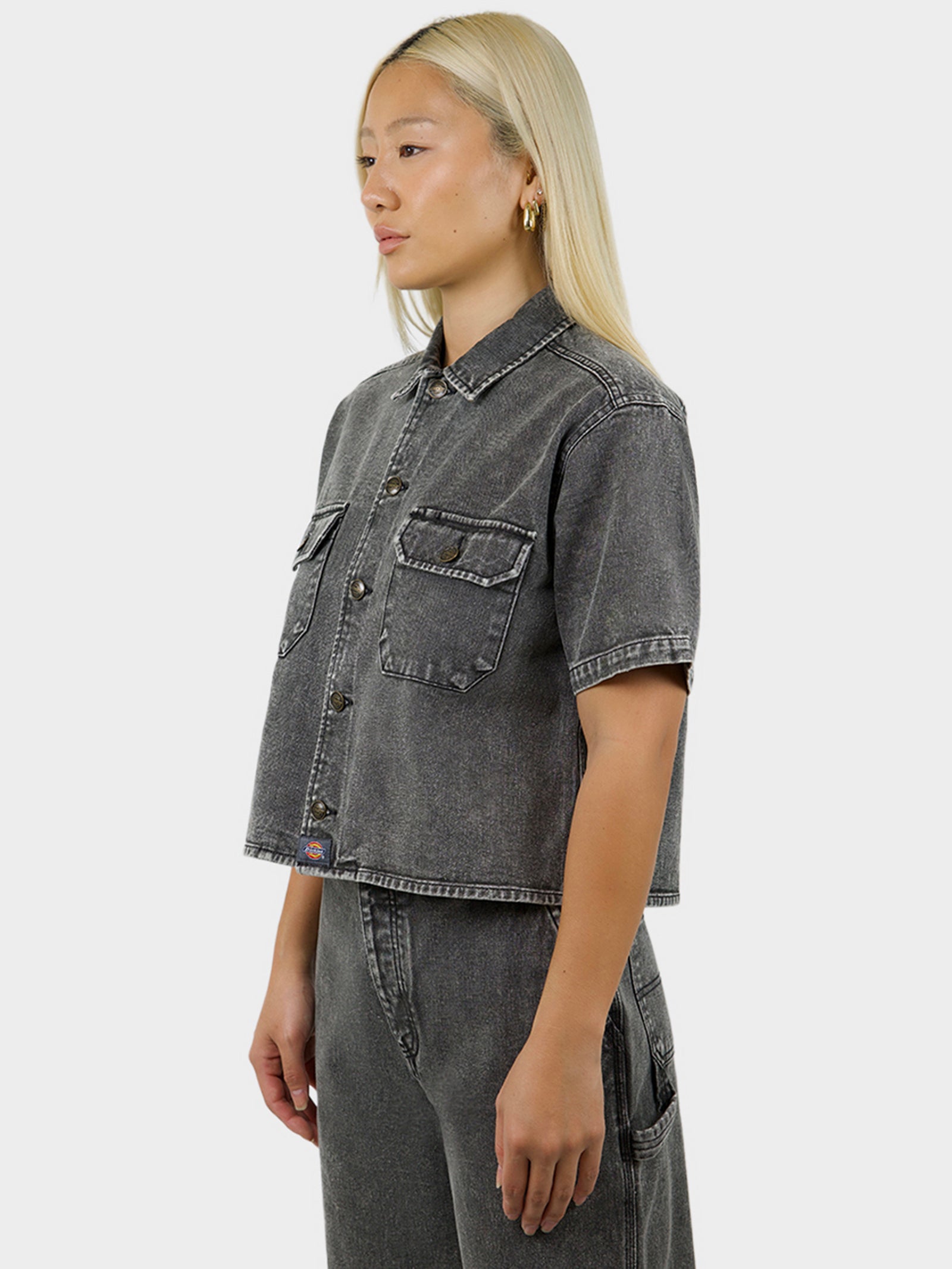 1574 Cropped S/S Work Shirt