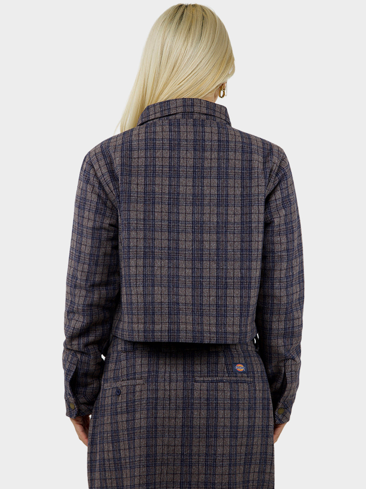 Dickies Rancher Chore Plaid Jacket | Navy Plaid