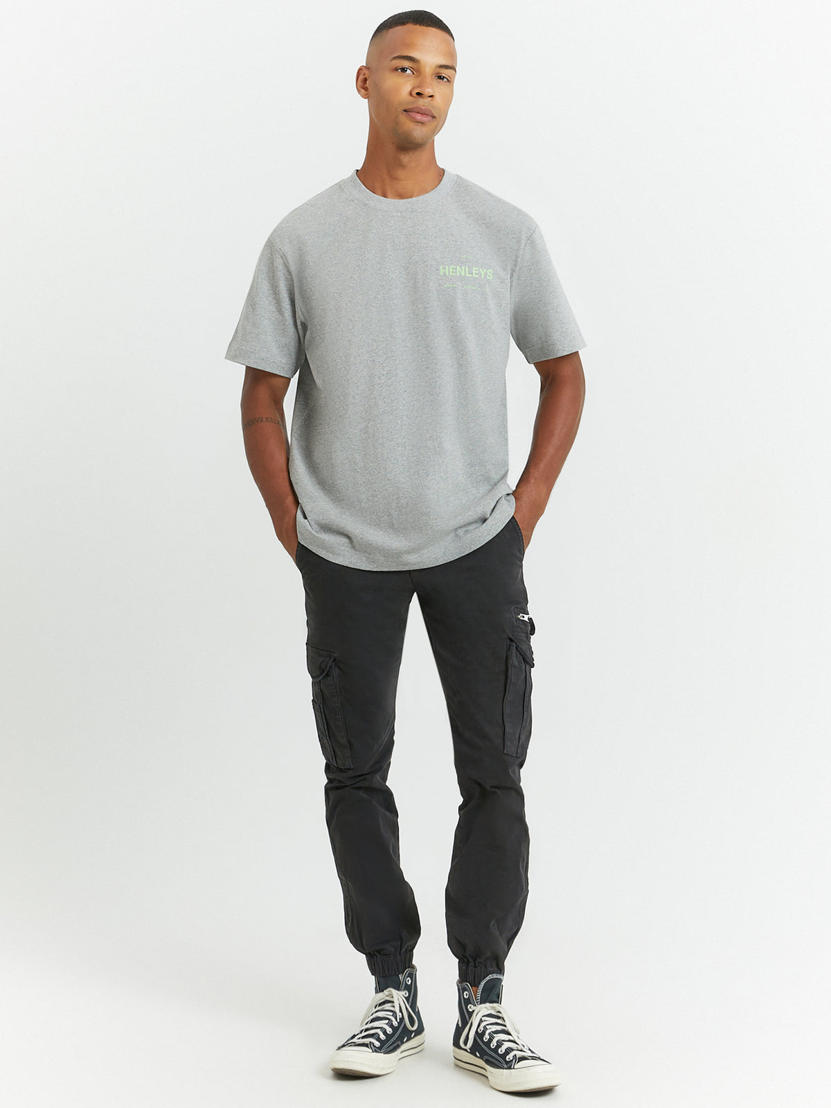 Henleys Eagle Cargo Pants | Black