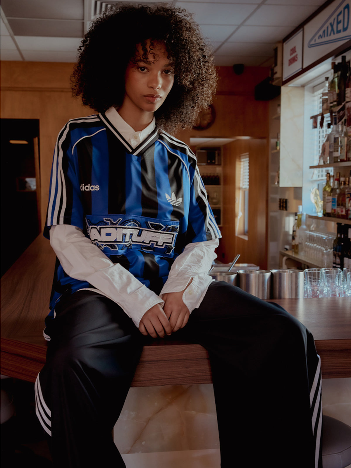 Adidas Soccer Summer Fem Jersey | semi lucid blue/black
