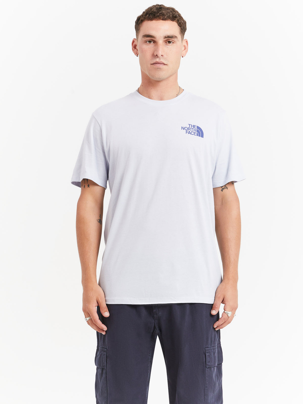 Places We Love T-Shirt in Dusty Periwinkle Blue