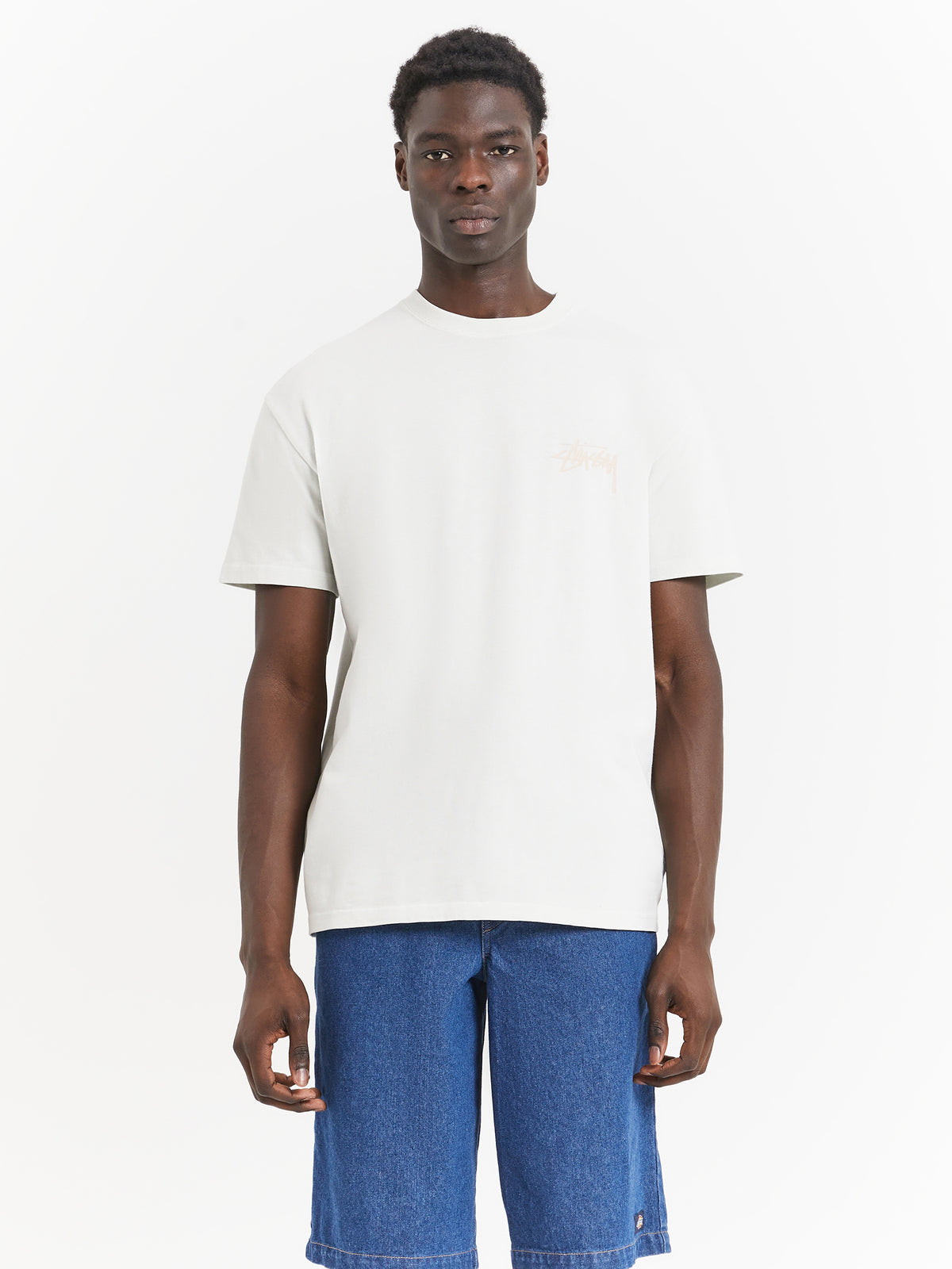 Elation Heavyweight T-Shirt in Pigment Washed White