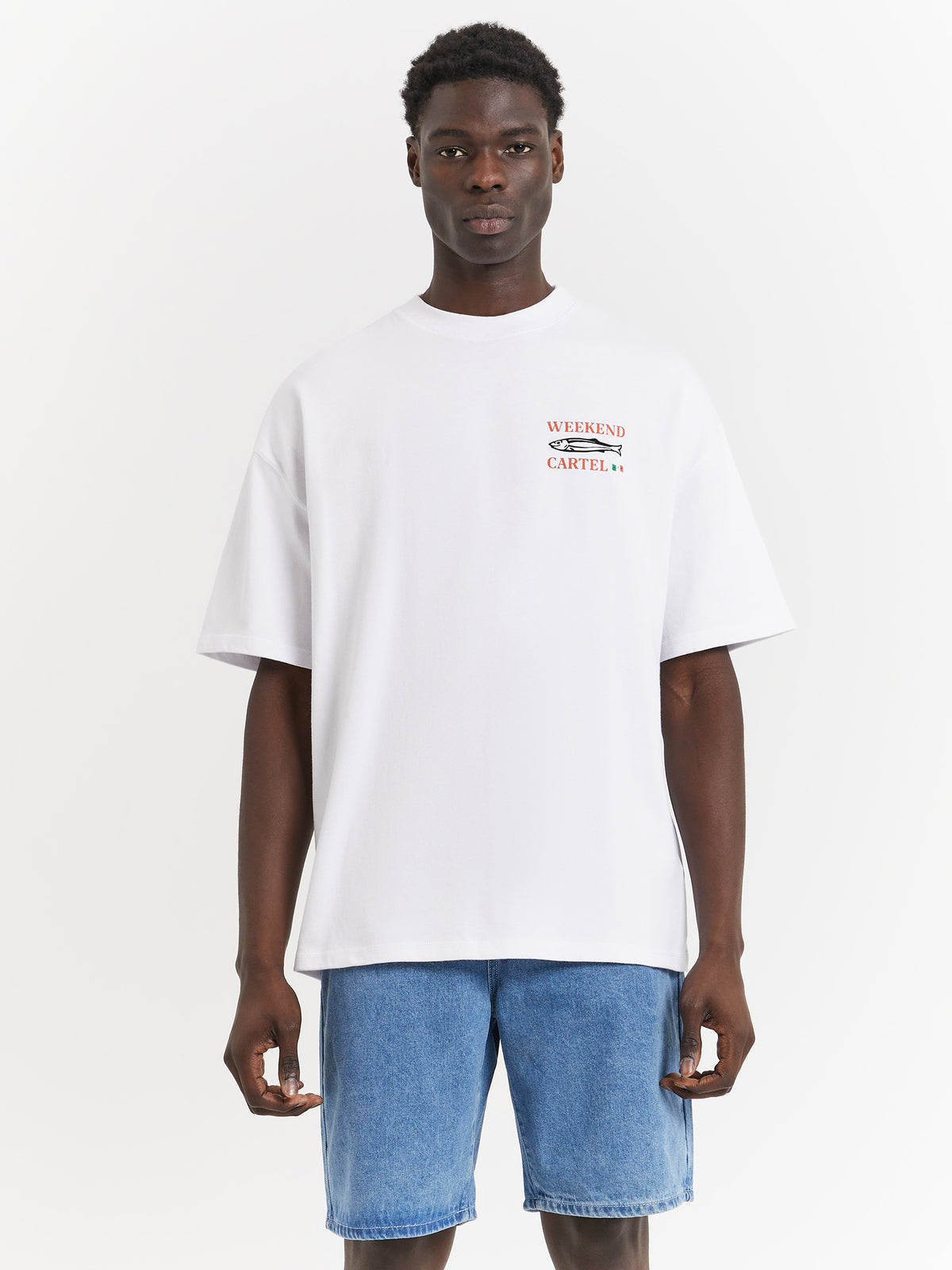 Weekend Cartel Sardinas T-Shirt | White