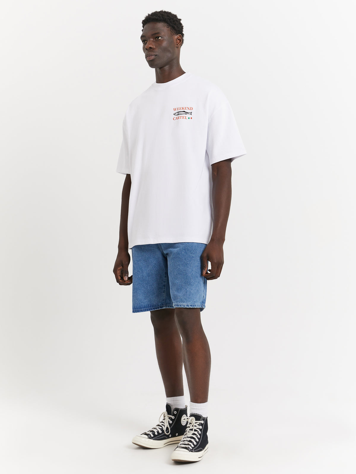 Weekend Cartel Sardinas T-Shirt | White