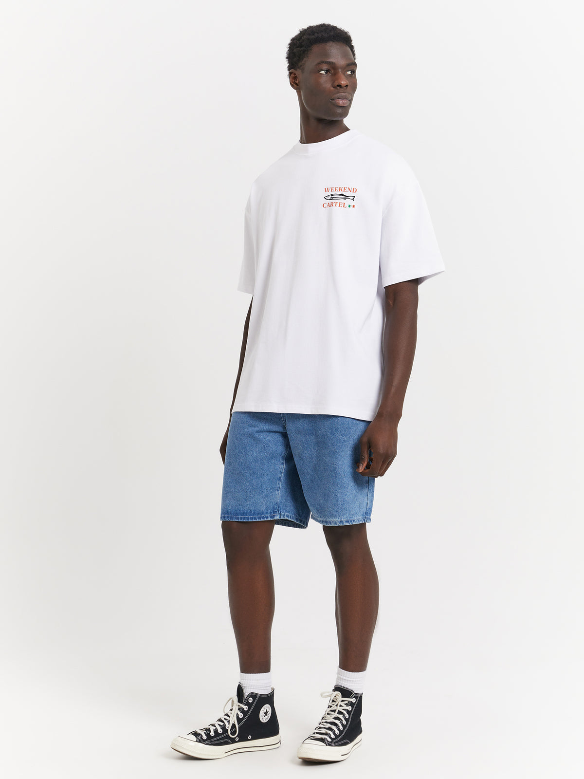 Weekend Cartel Sardinas T-Shirt | White