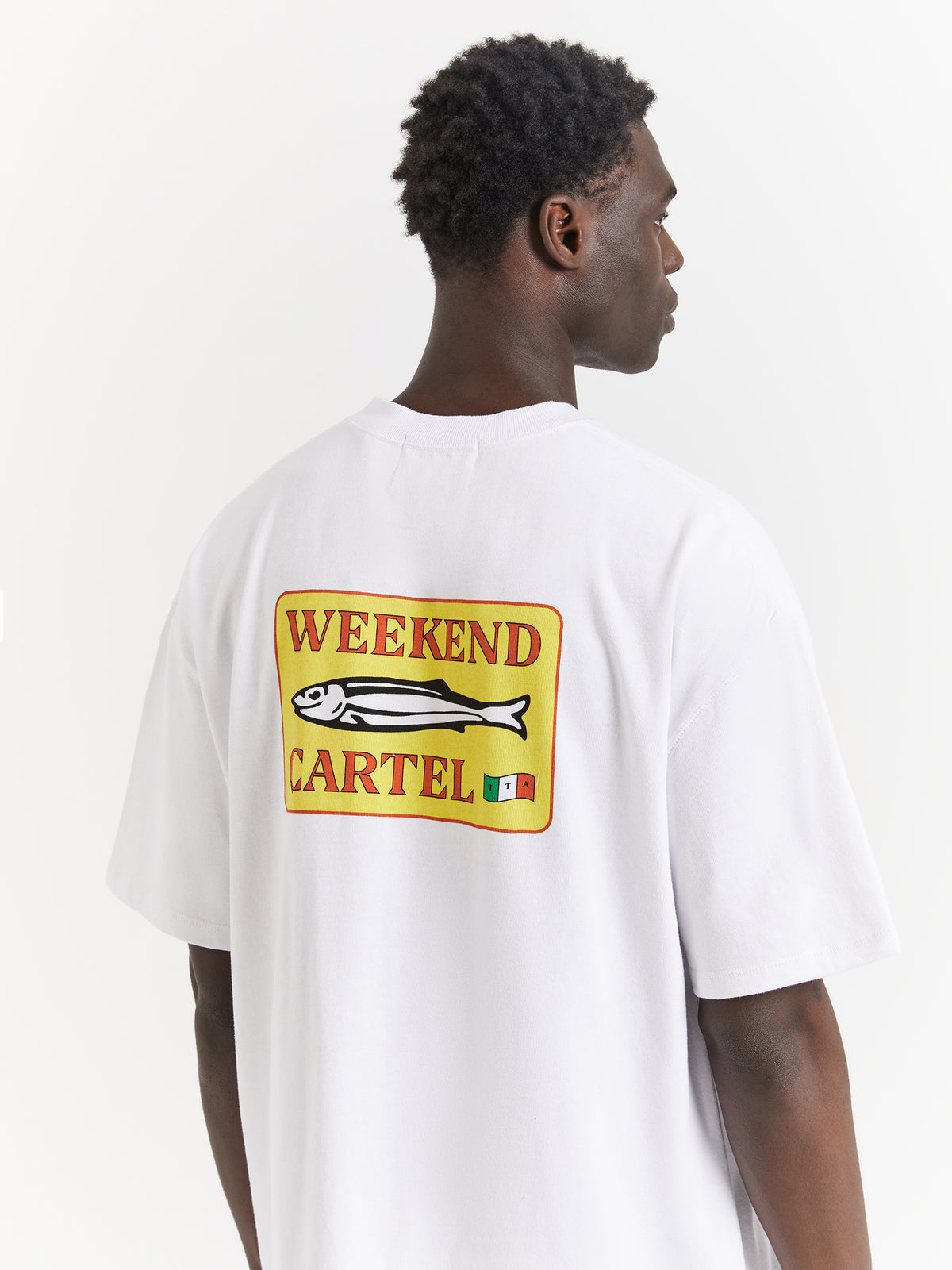Weekend Cartel Sardinas T-Shirt | White