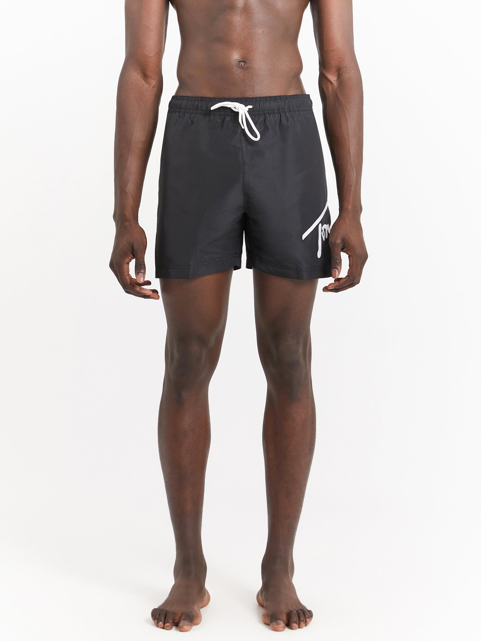 Signature Logo Drawstring Swim Shorts