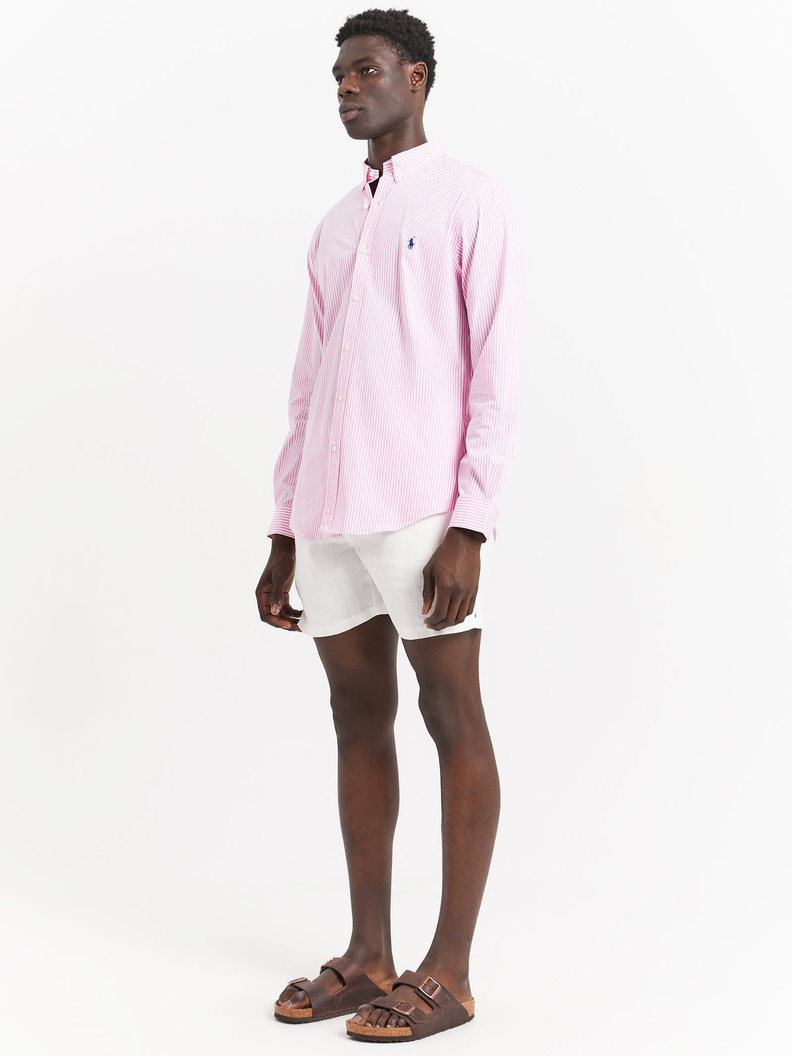 60/1 Striped Poplin Shirt