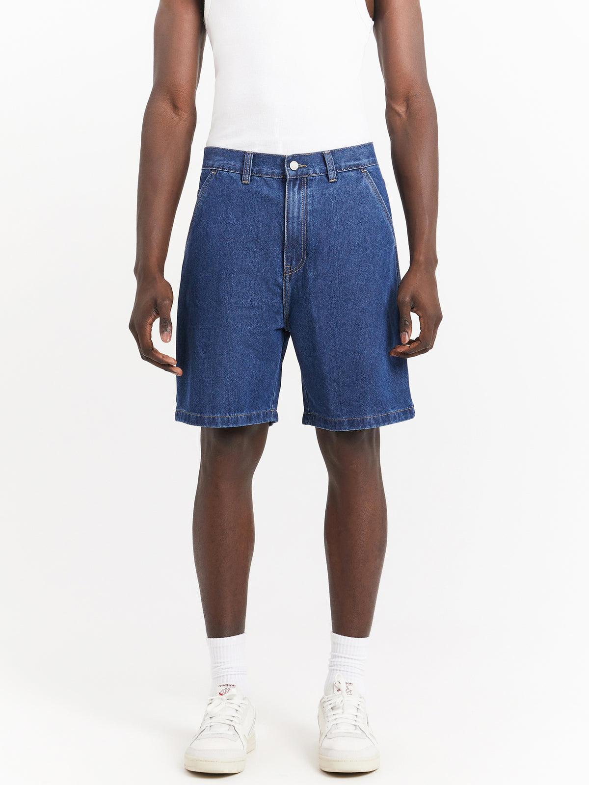 Carpenter Shorts in Dark Blue