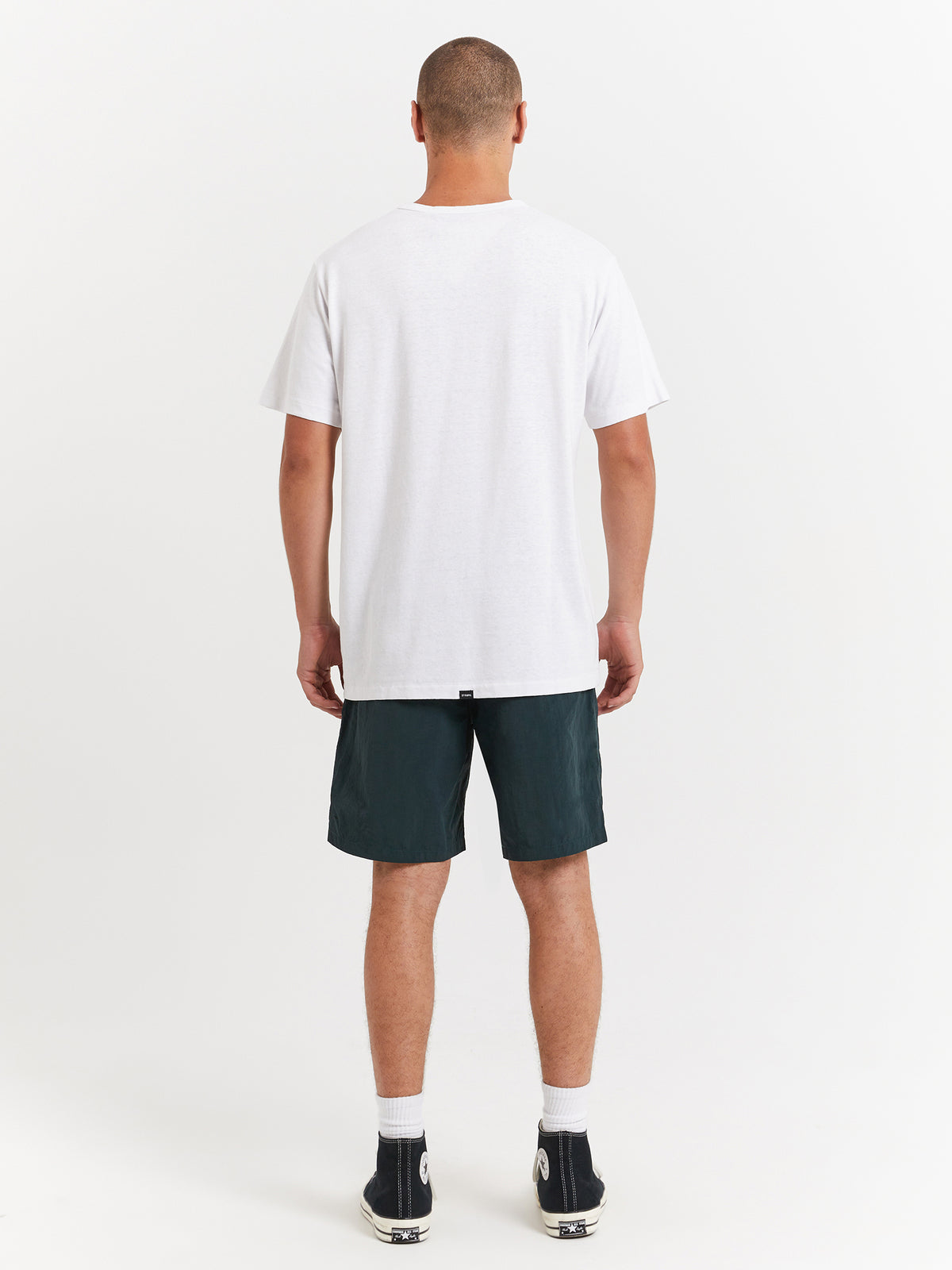 Hemp Existencial Merch Fit T-Shirt in Lucent White