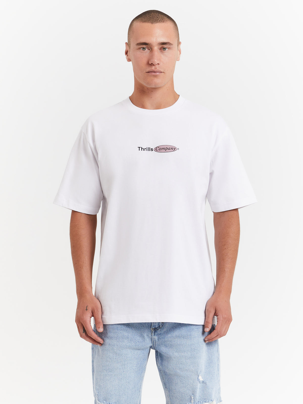 In Harmony Oversize Fit T-Shirt in White