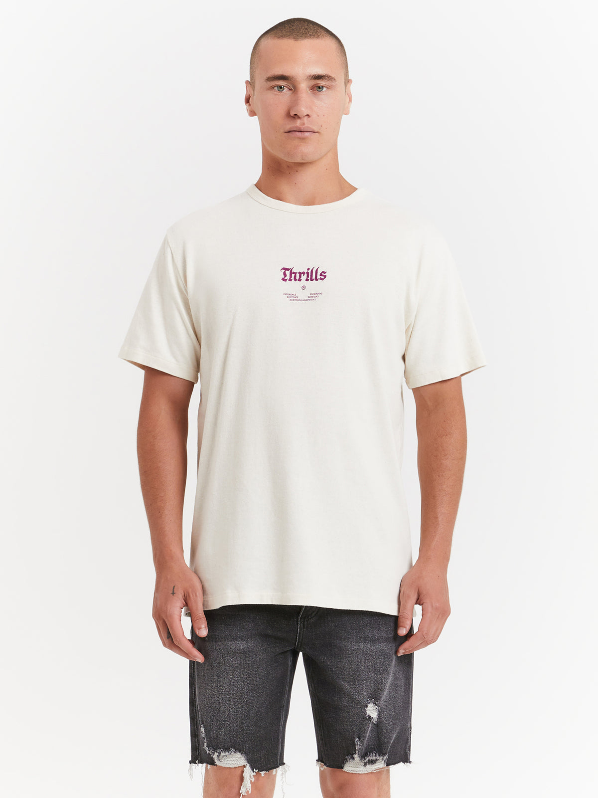 Wishes Come True Merch Fit T-Shirt in Unbleached