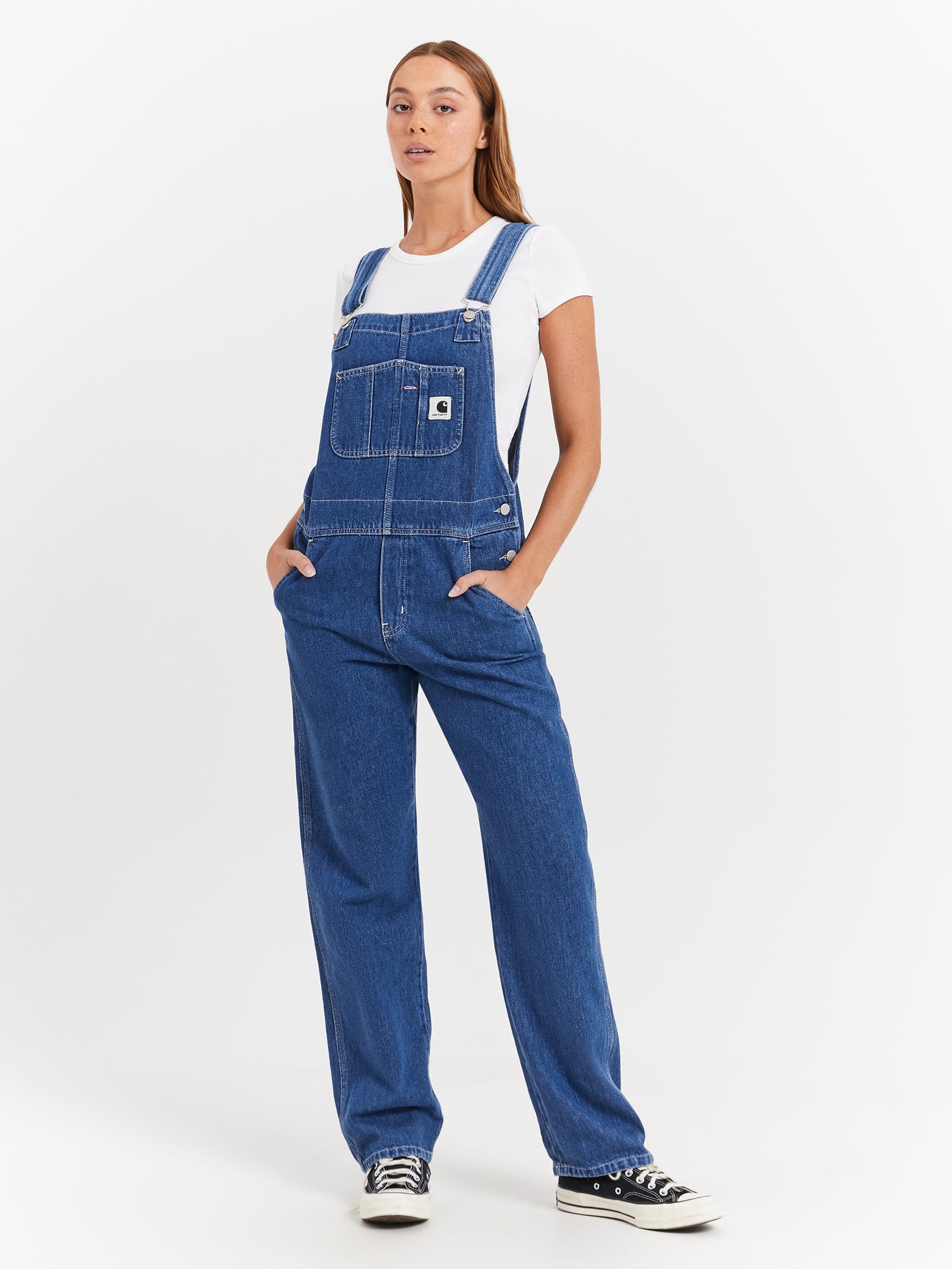 Bib Straight-Leg Overalls