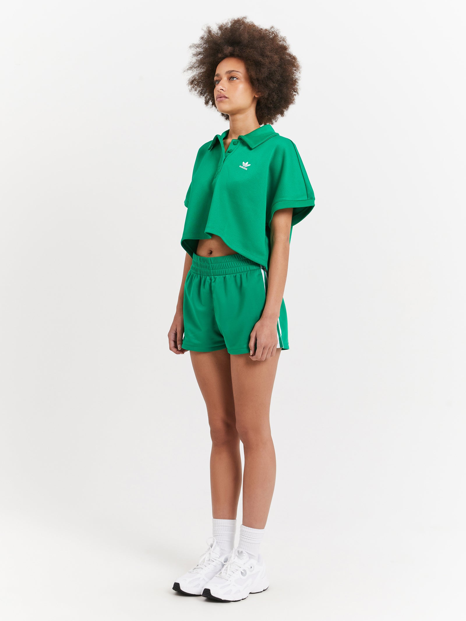 Adicolor Three Stripe Shorts in Green