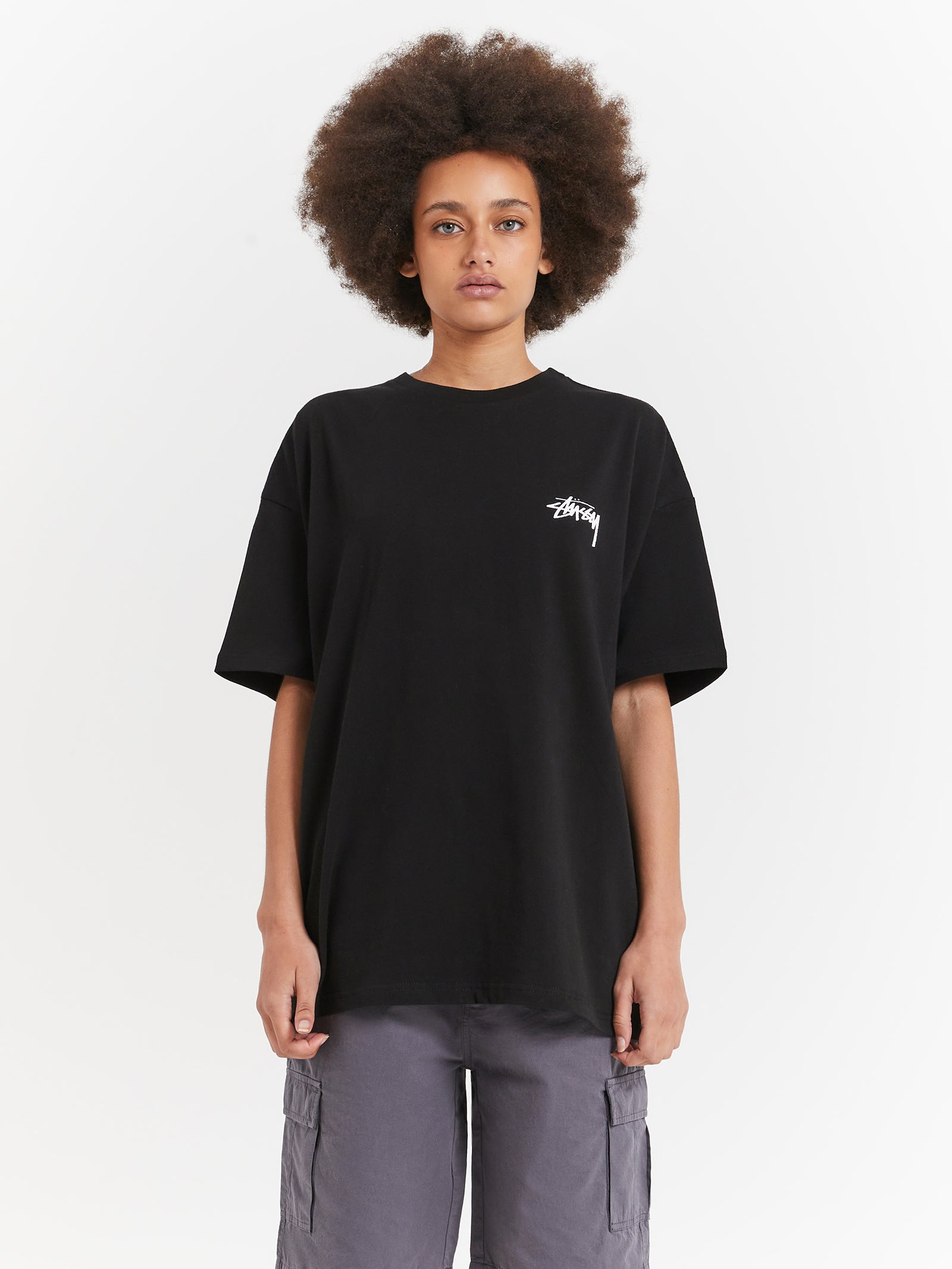 Pair Of Dice Heavyweight Relaxed T-Shirt in Black - Glue Store