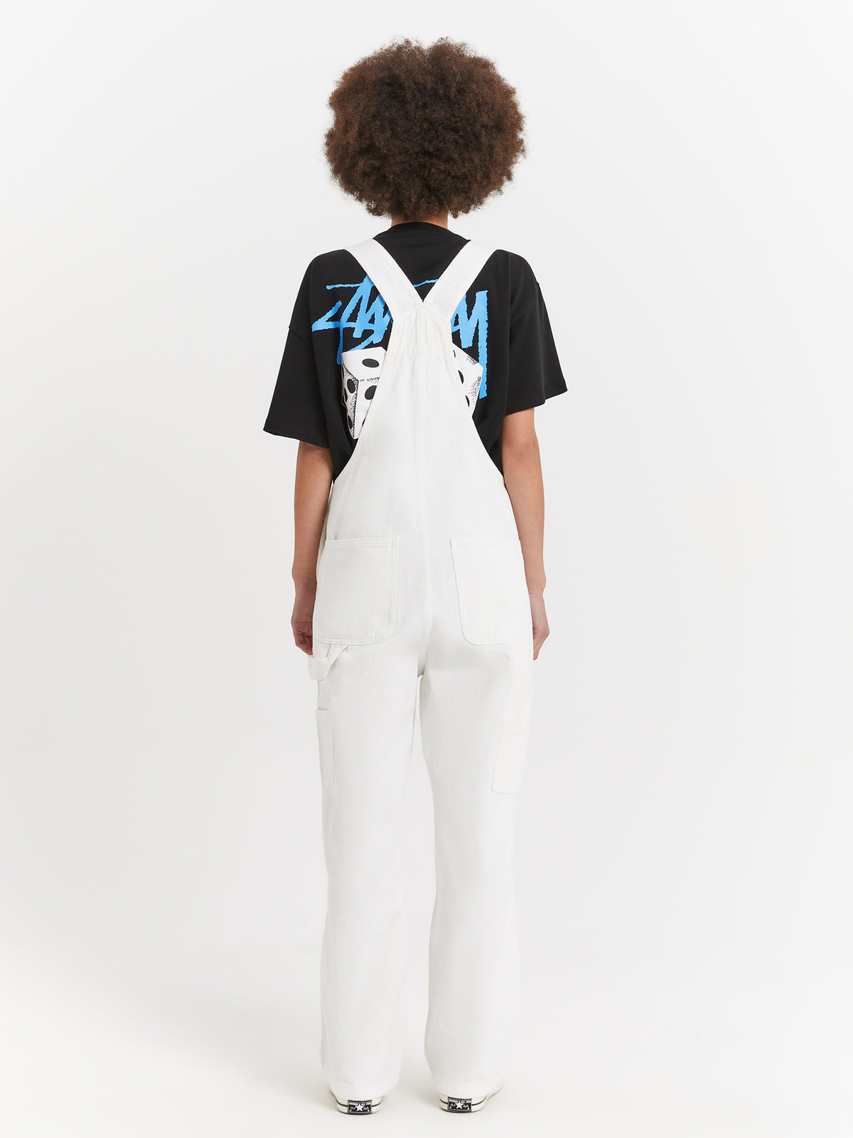 Stussy Nevada Denim Overalls | White