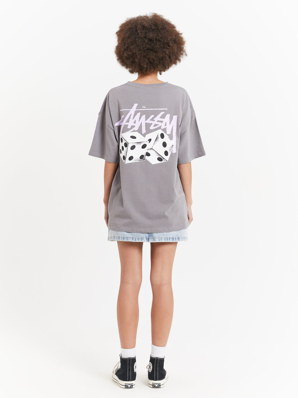 Stussy Workwear Denim Mini Skirt | Light Blue