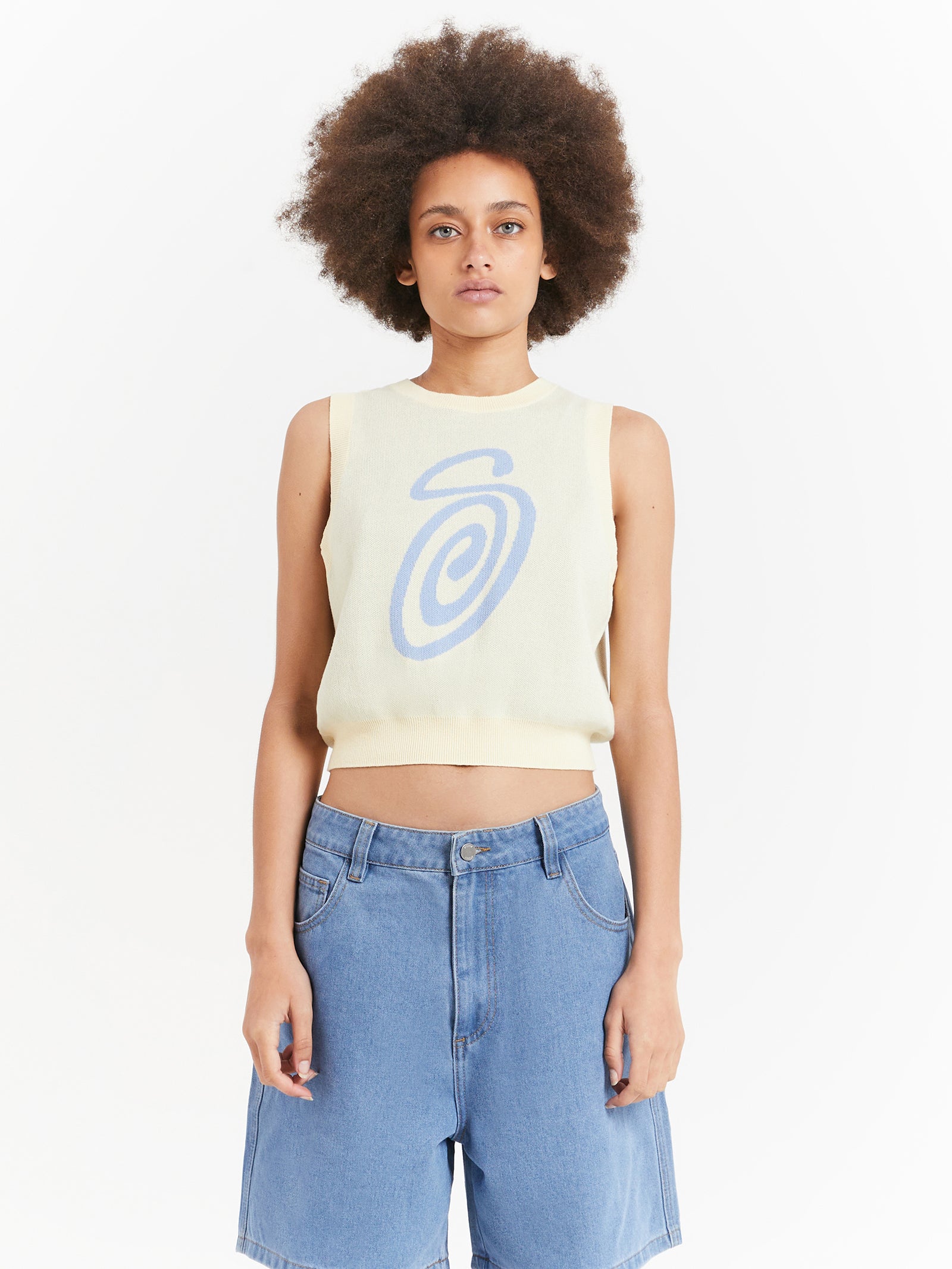 Swirly S Knit Vest