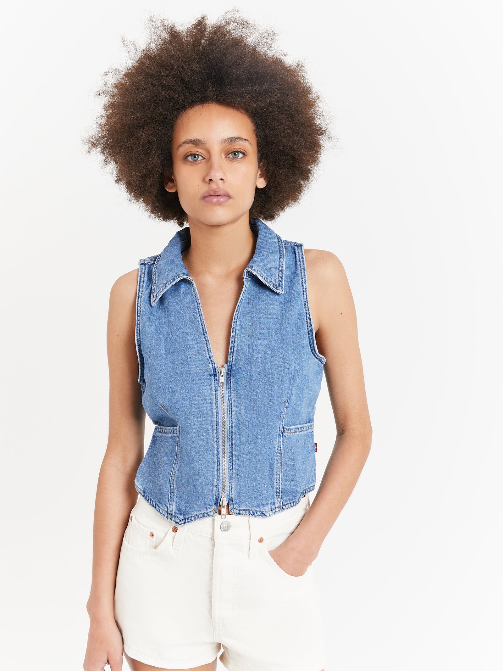 Lilou Denim Vest