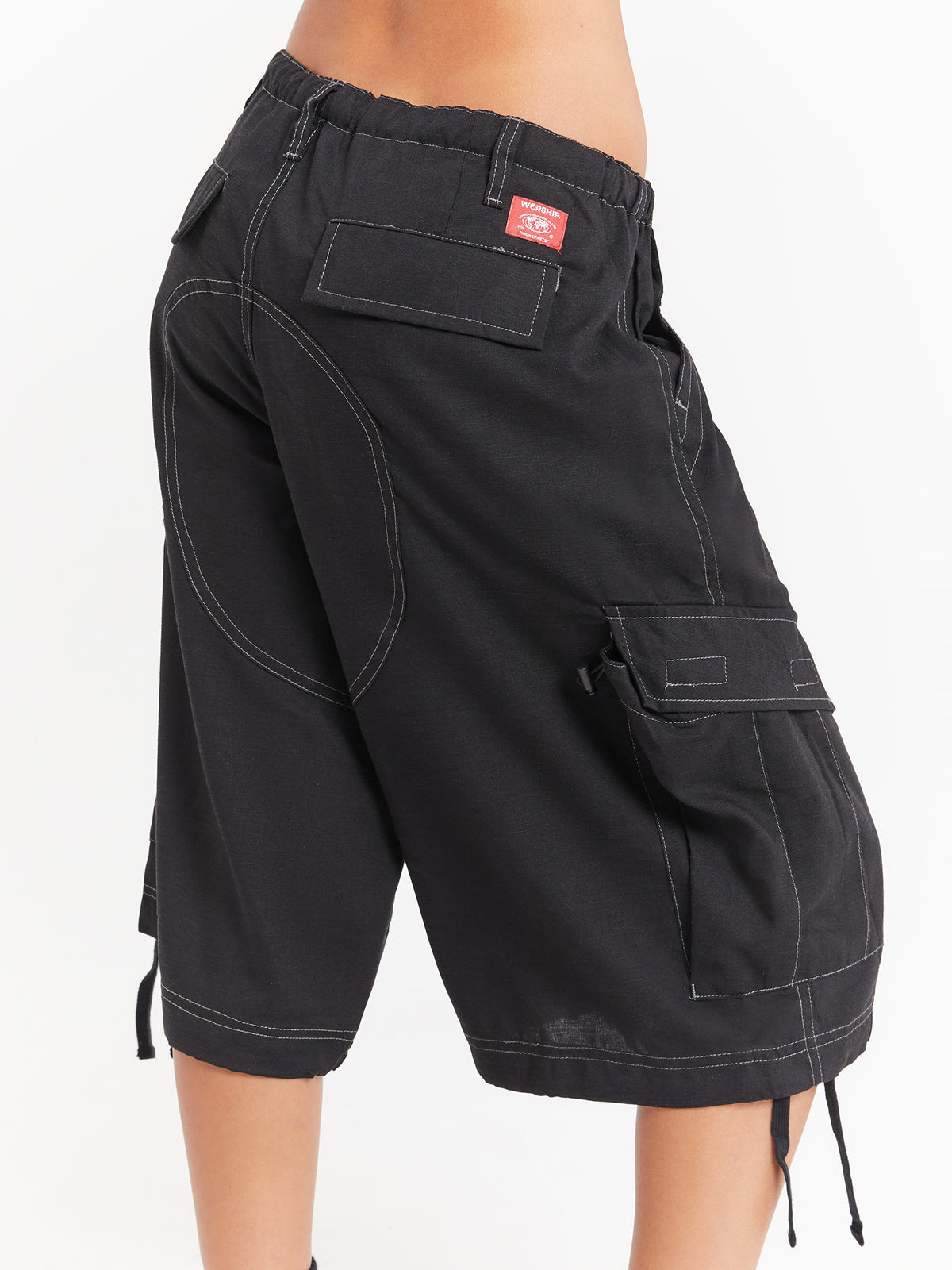 Worship Recreation Cargo Shorts | Black