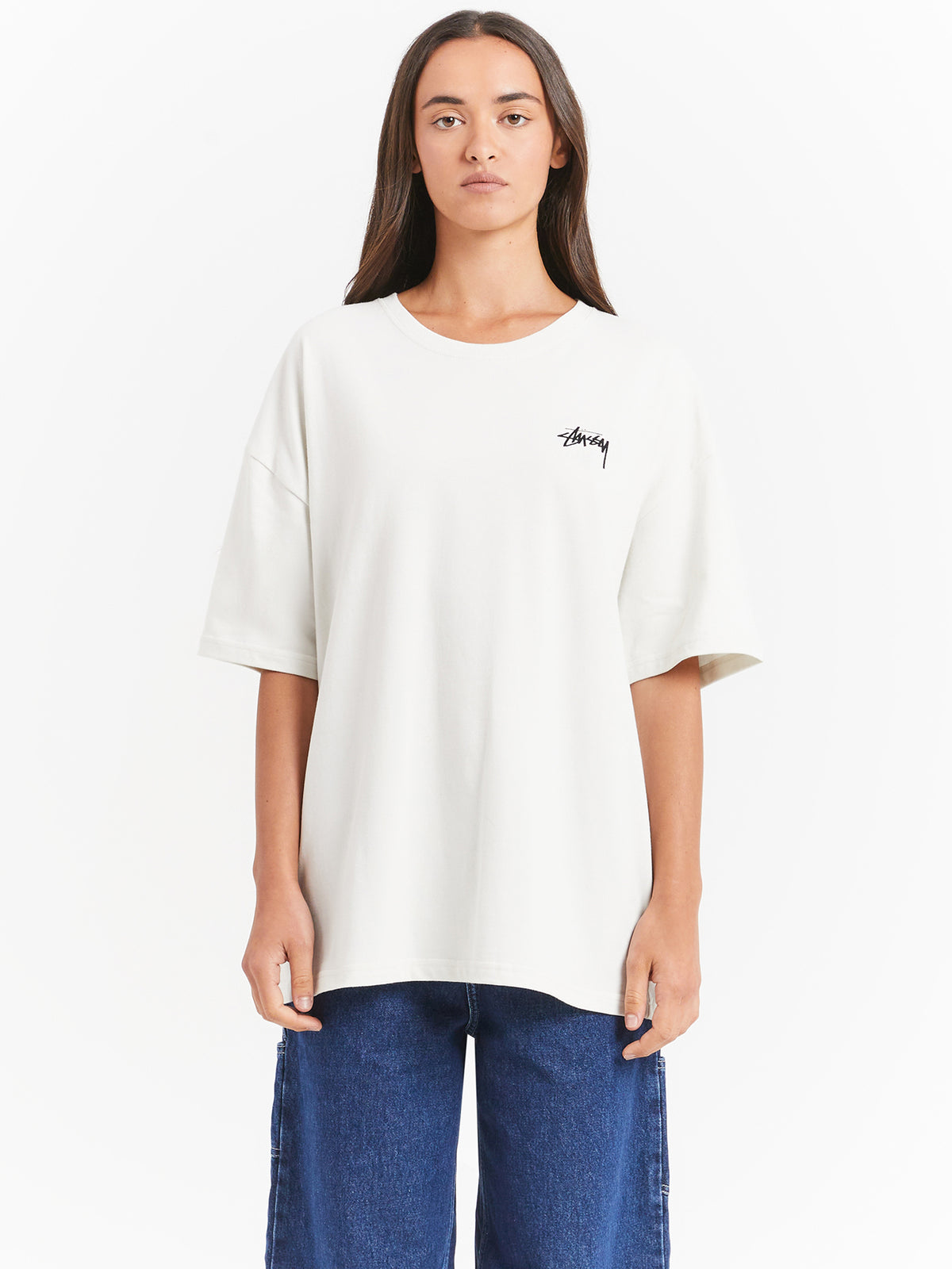 Pair Of Dice Heavyweight Relaxed T-Shirt in Winter White