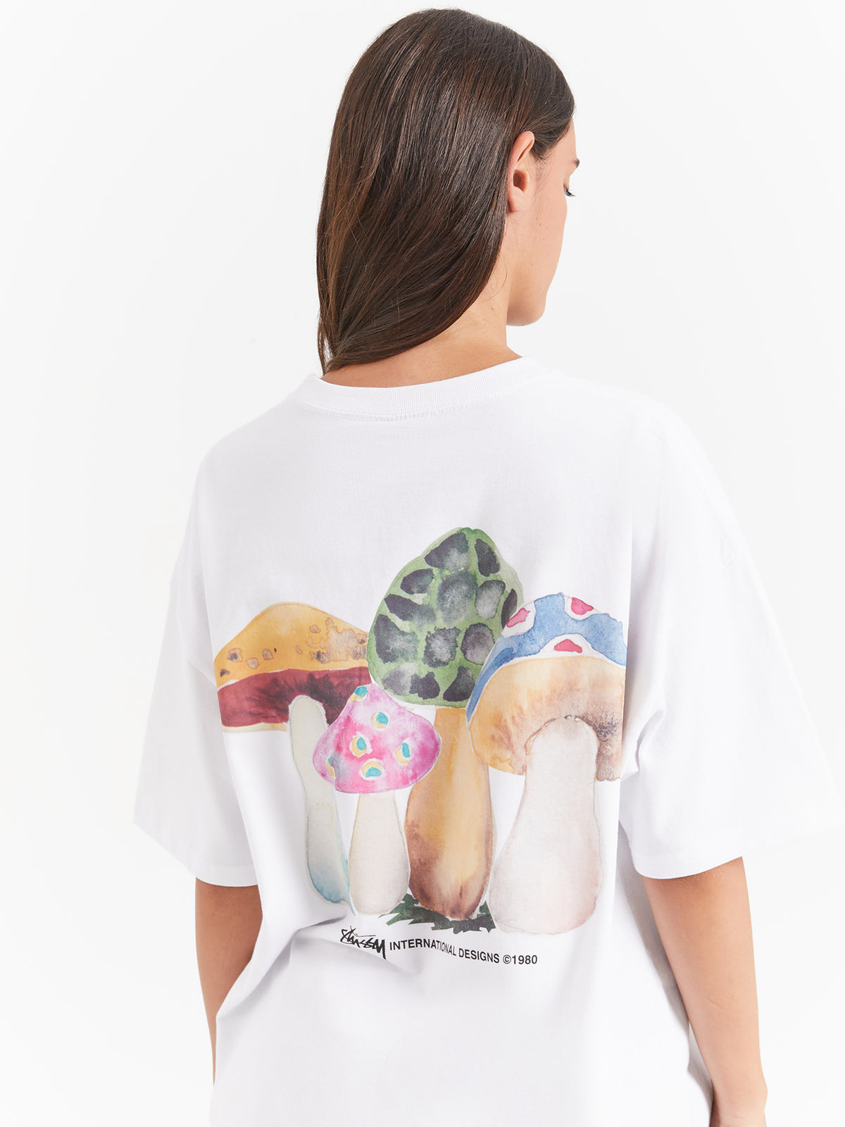 Shrooms Heavyweight Relaxed T-Shirt in White