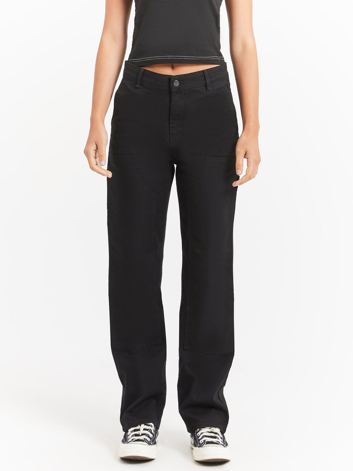 Carhartt Wip Pierce Double Knee Pants | Black