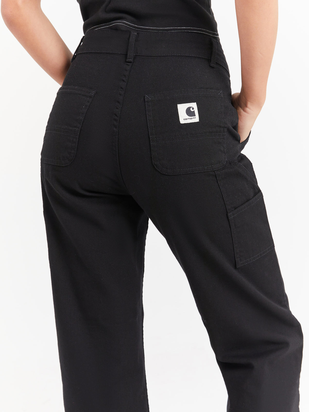 Carhartt Wip Pierce Double Knee Pants | Black