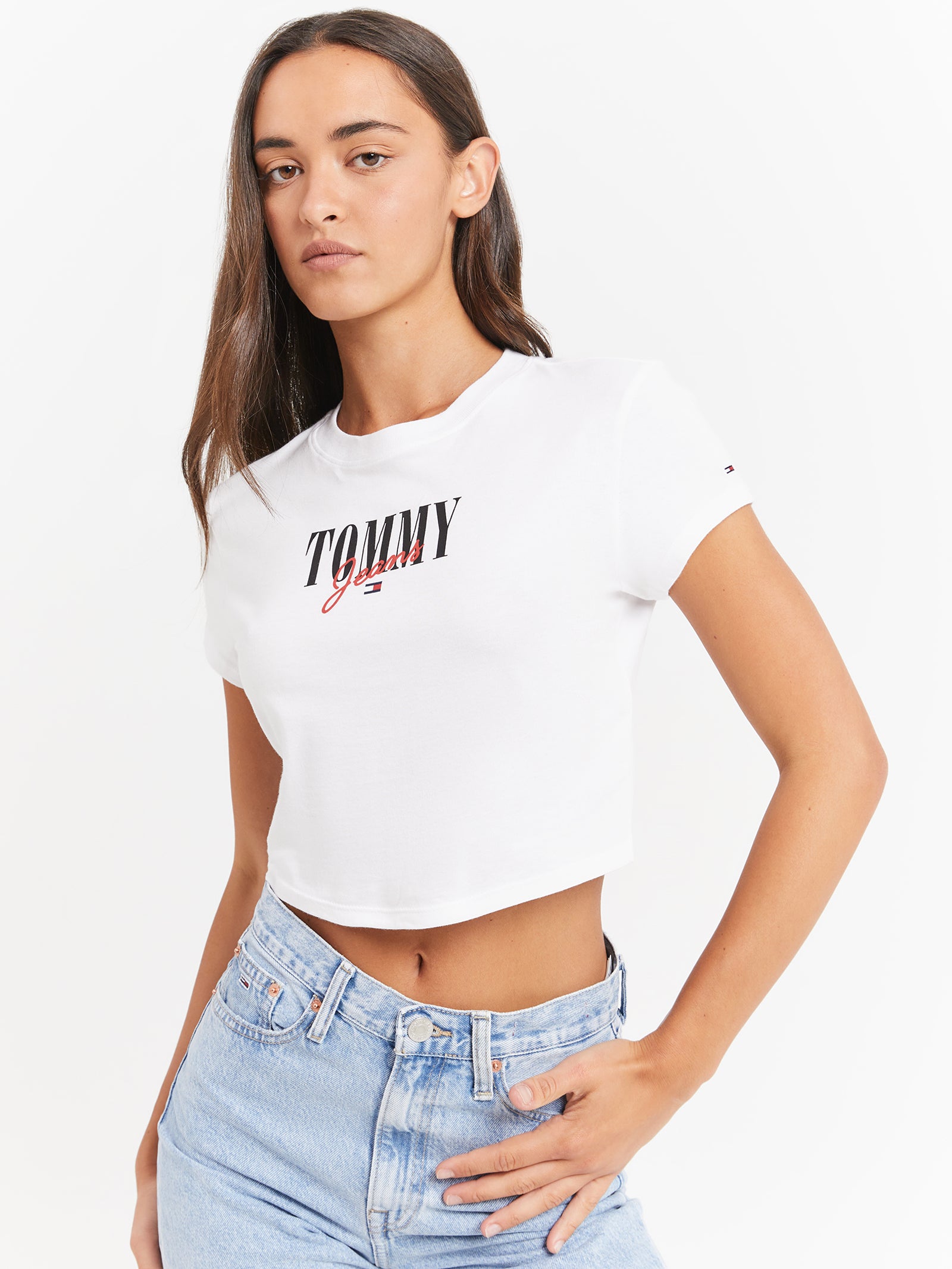 Baby Crop Essential Logo T-Shirt - Main Image