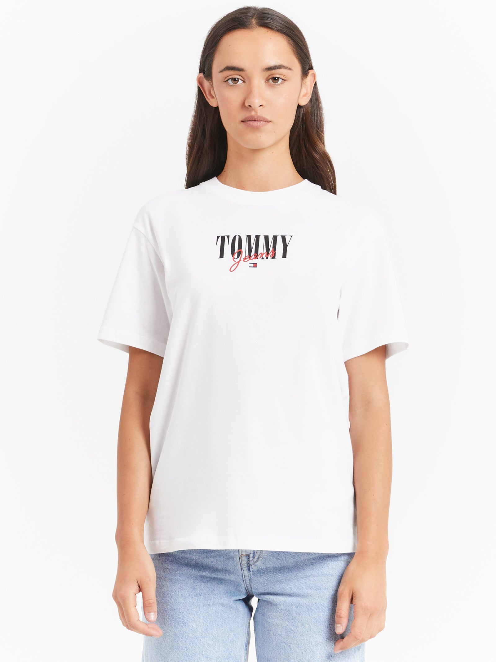 Tommy Hilfiger Relaxed Essential Logo T-Shirt White