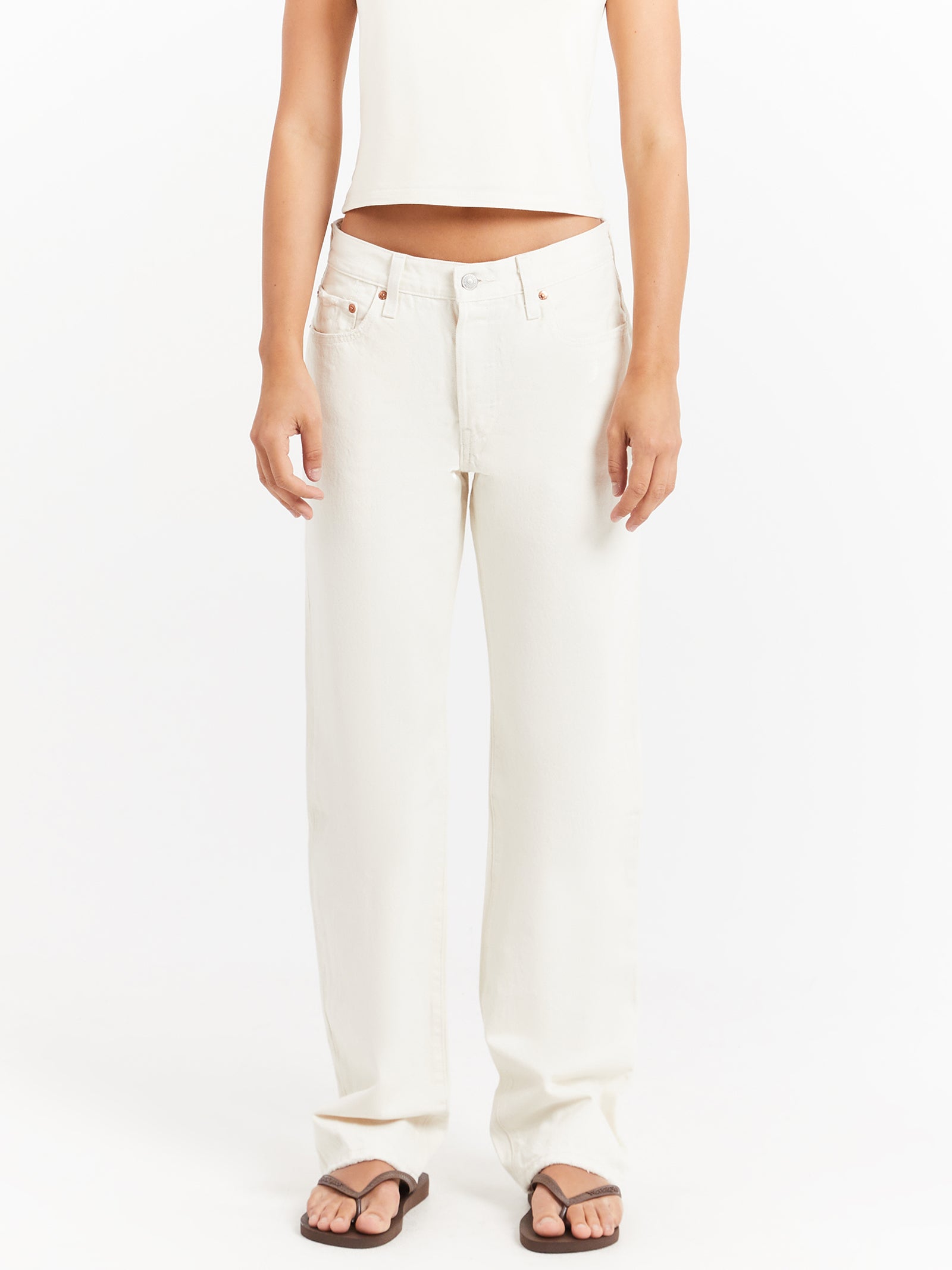 Ribcage Straight Ankle Jeans