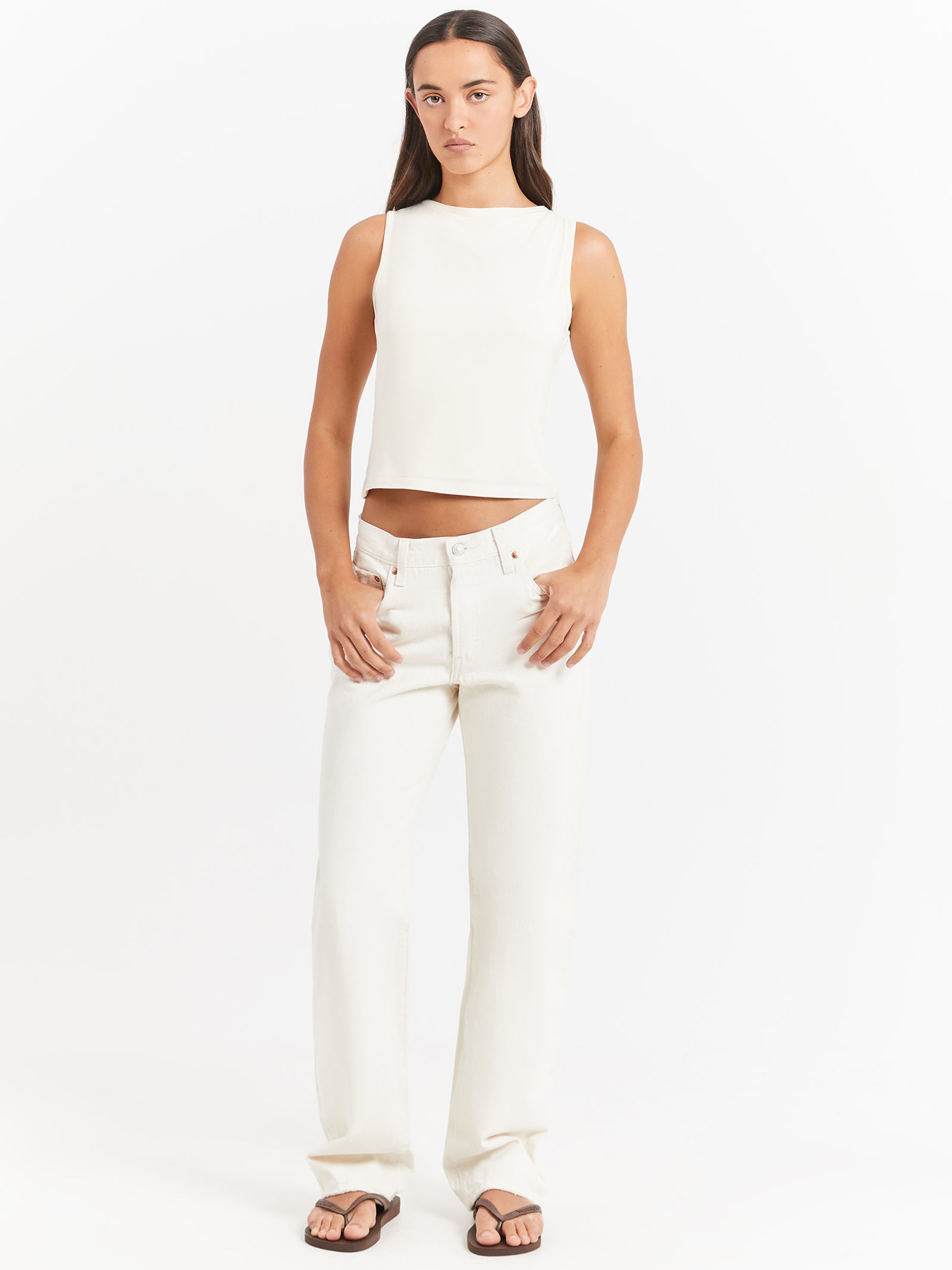 Ribcage Straight Ankle Jeans